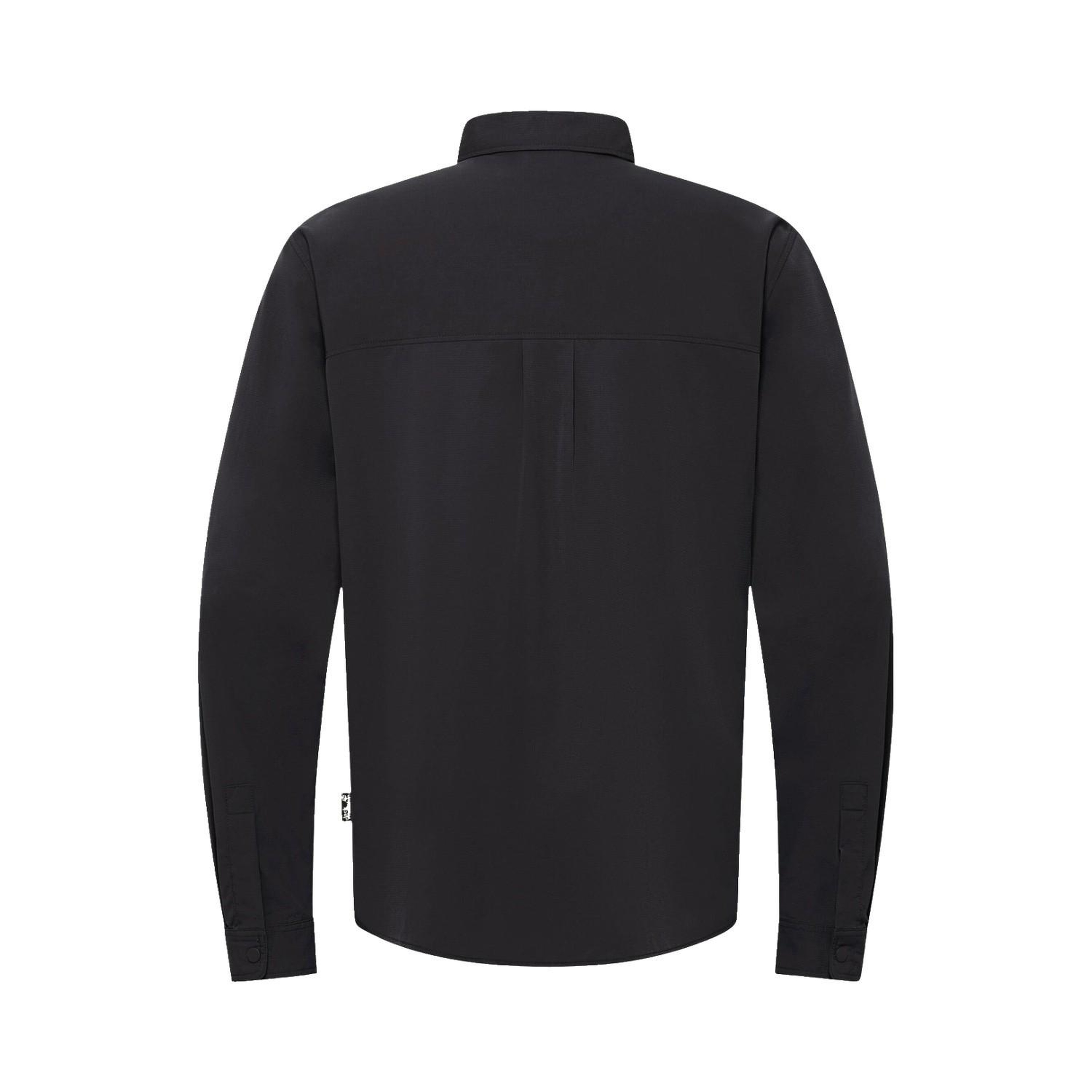 Jack Wolfskin Sierra Canyon Ls Erkek Siyah Gömlek