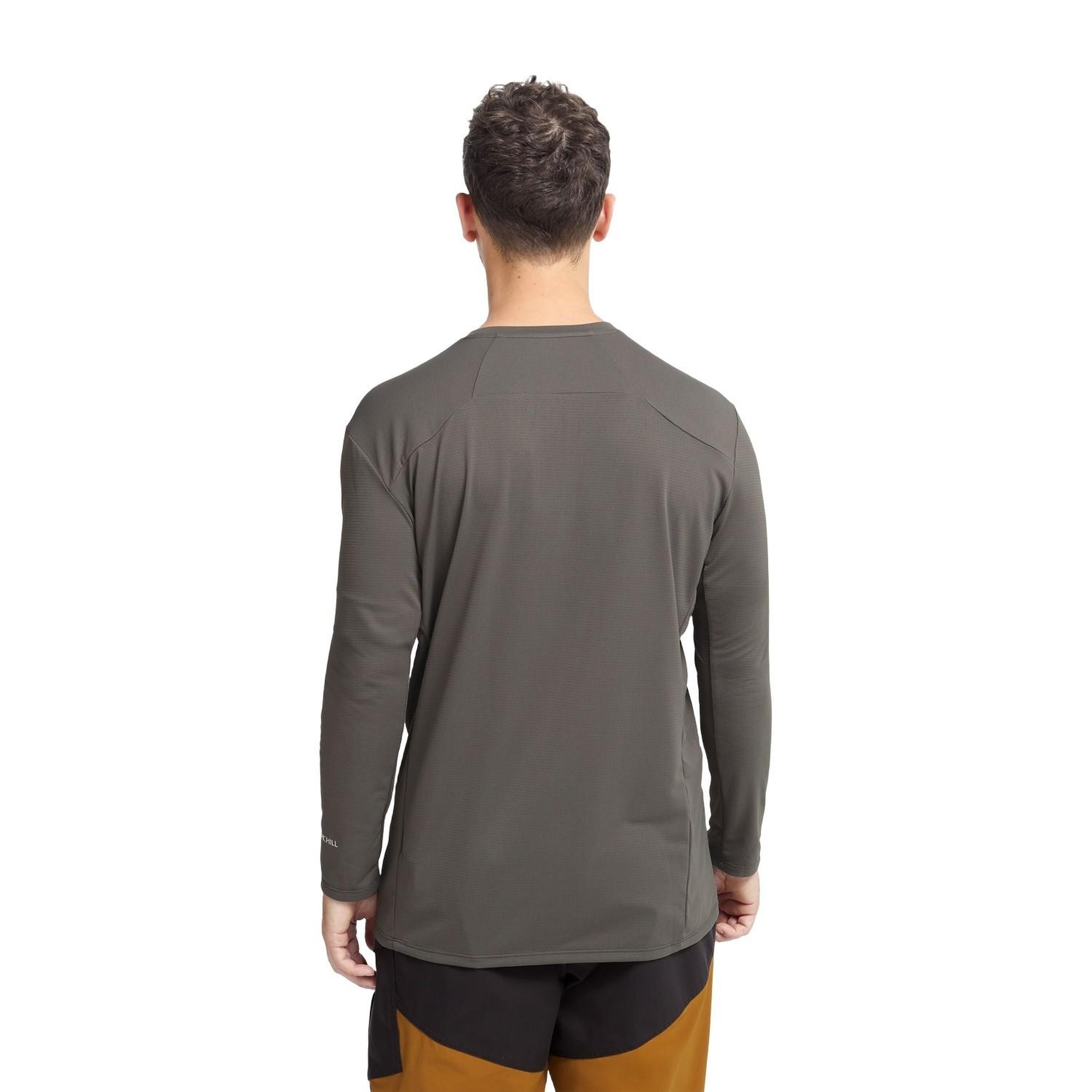 Jack Wolfskin Prelight Suncool Ls Erkek Gri Tişört