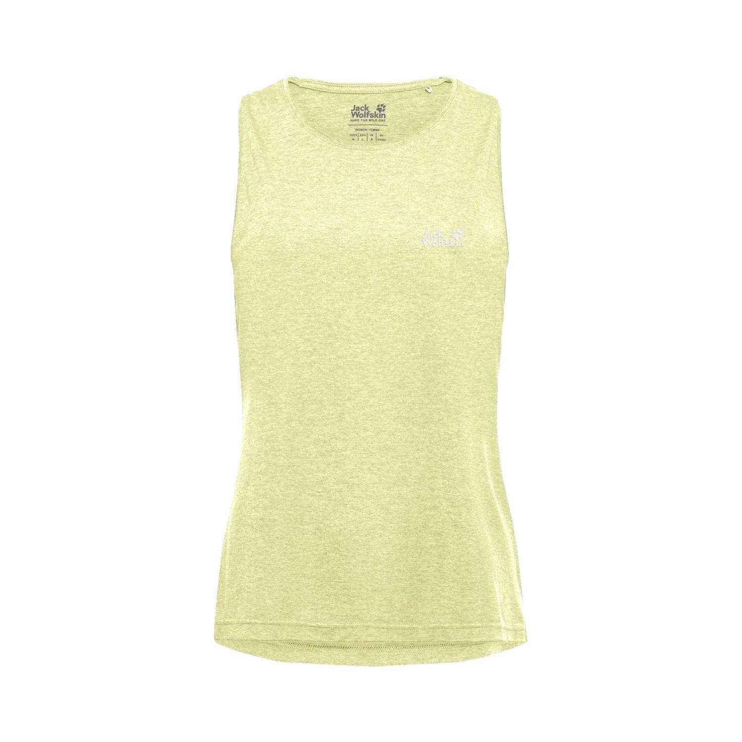 Jack Wolfskin Wildtrail Tank Top Kadın Sarı Tişört