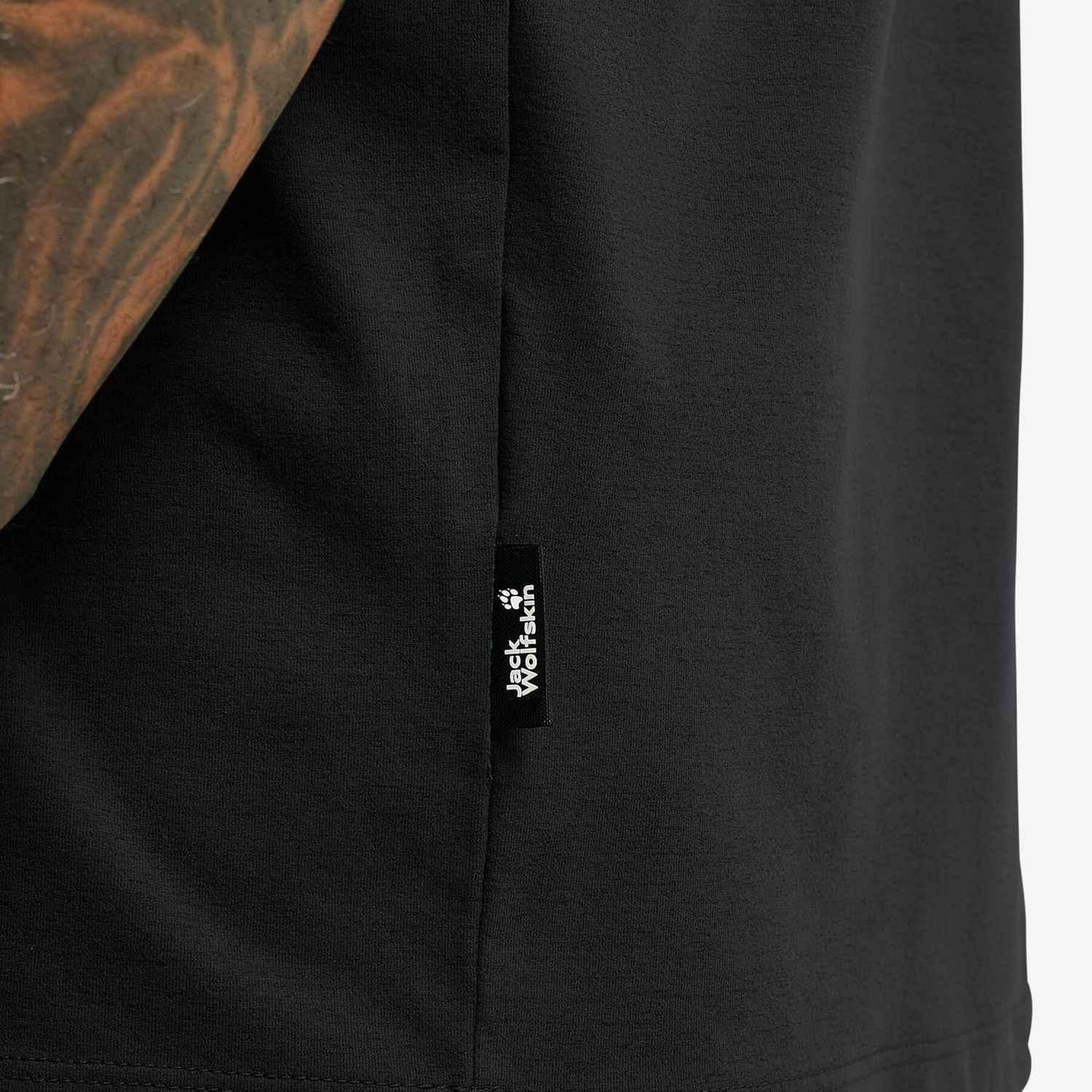 Jack Wolfskin Travel Erkek Siyah Tişört