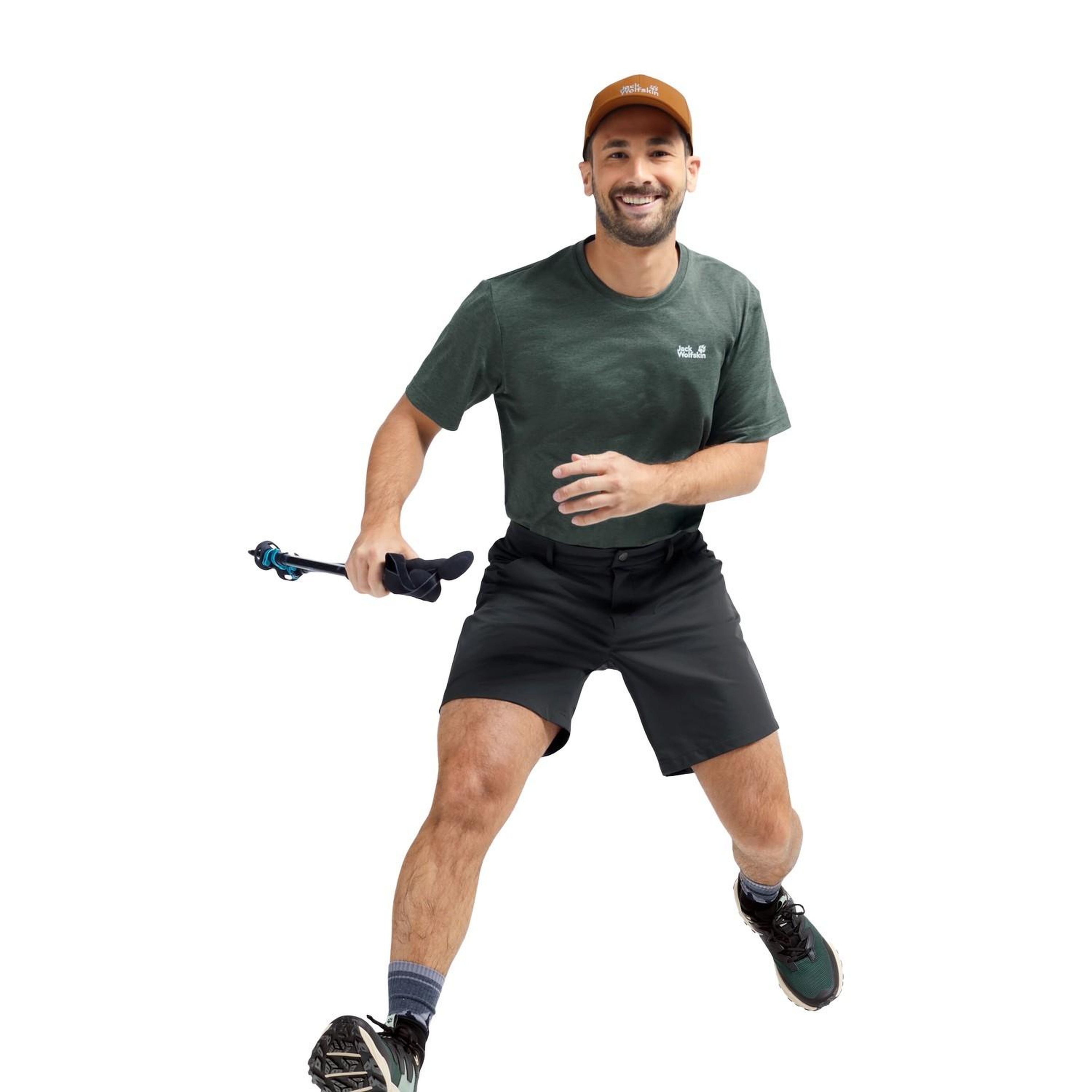 Jack Wolfskin Pico Shorts Erkek Gri Şort