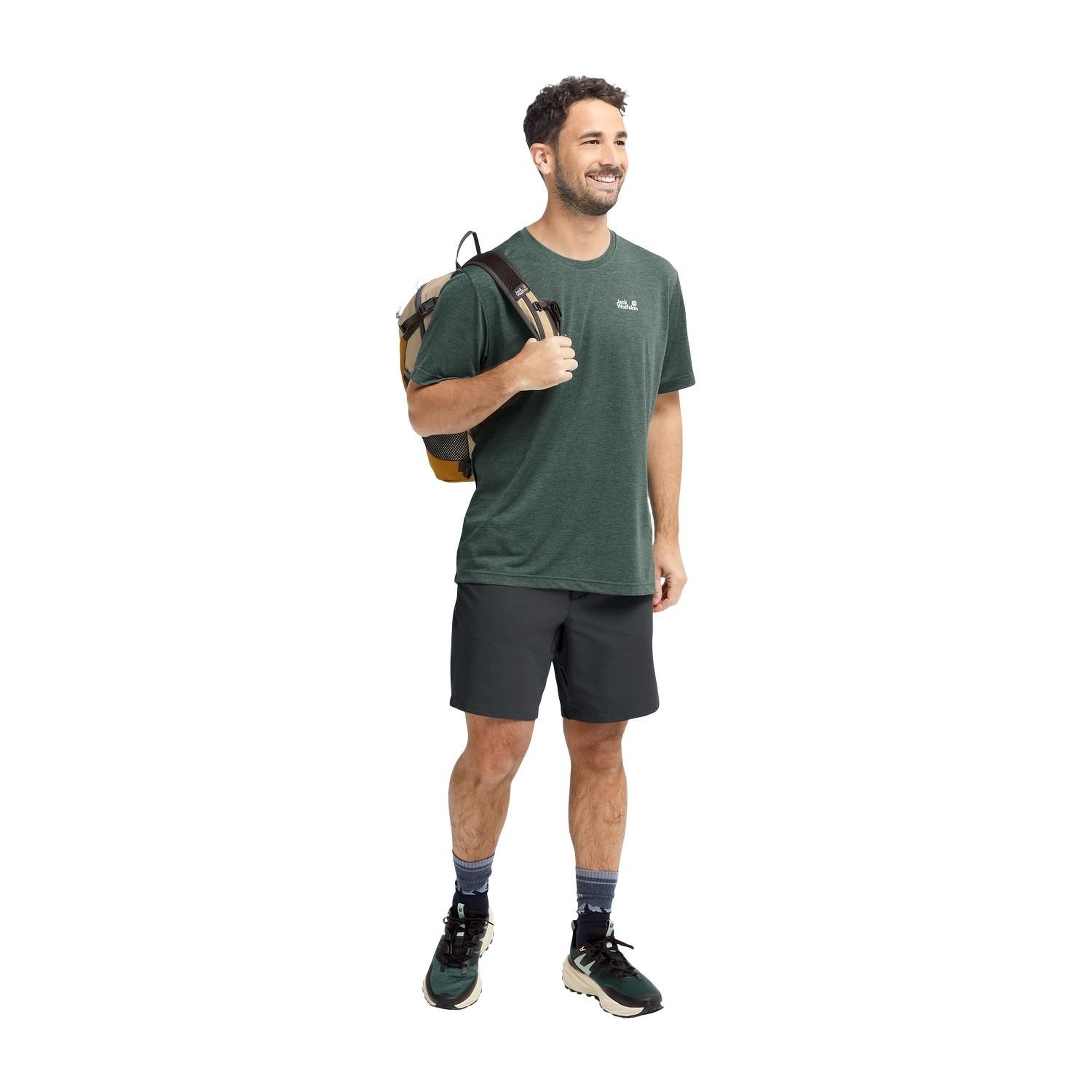 Jack Wolfskin Pico Shorts Erkek Gri Şort