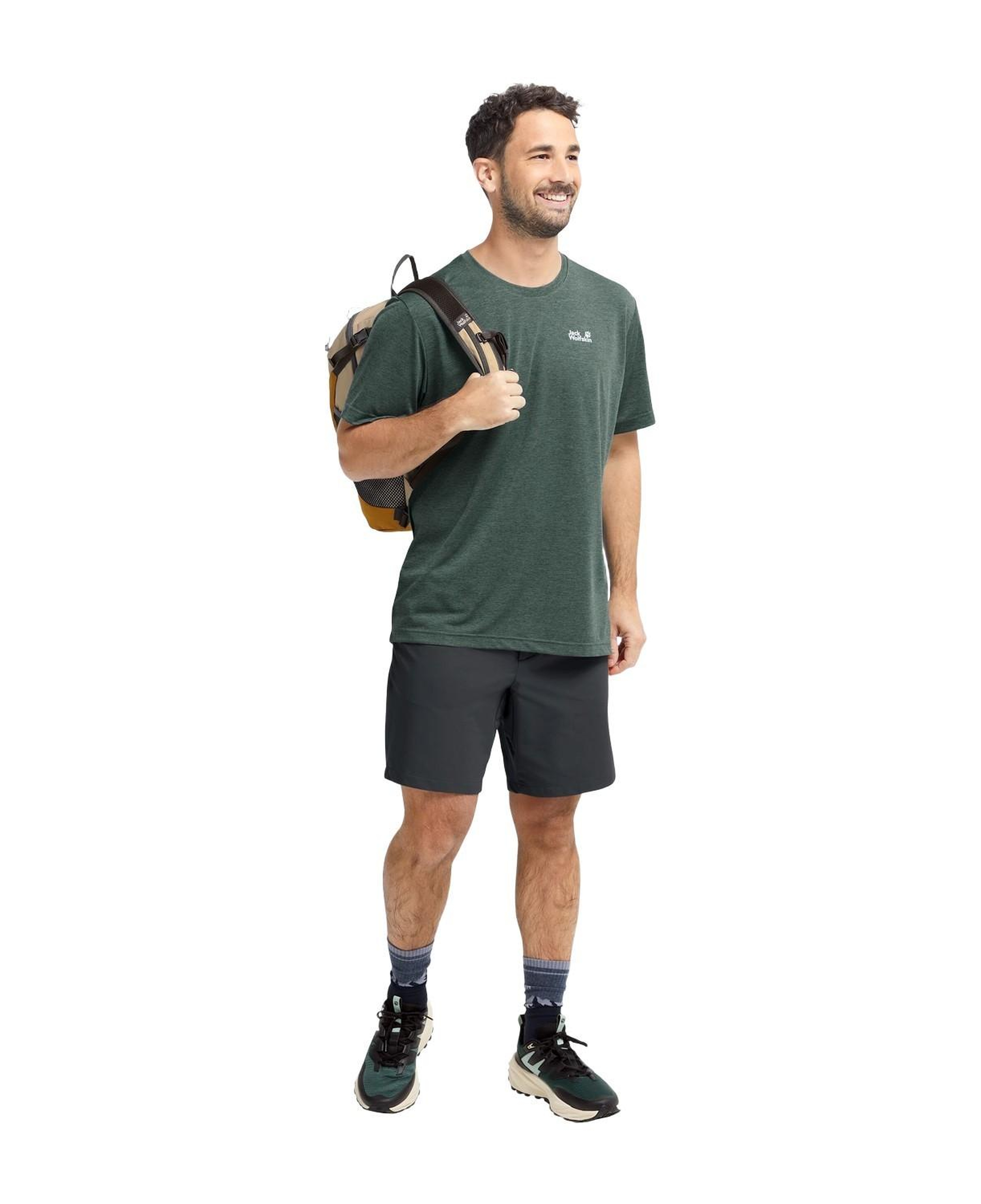 Jack Wolfskin Pico Shorts Erkek Gri Şort