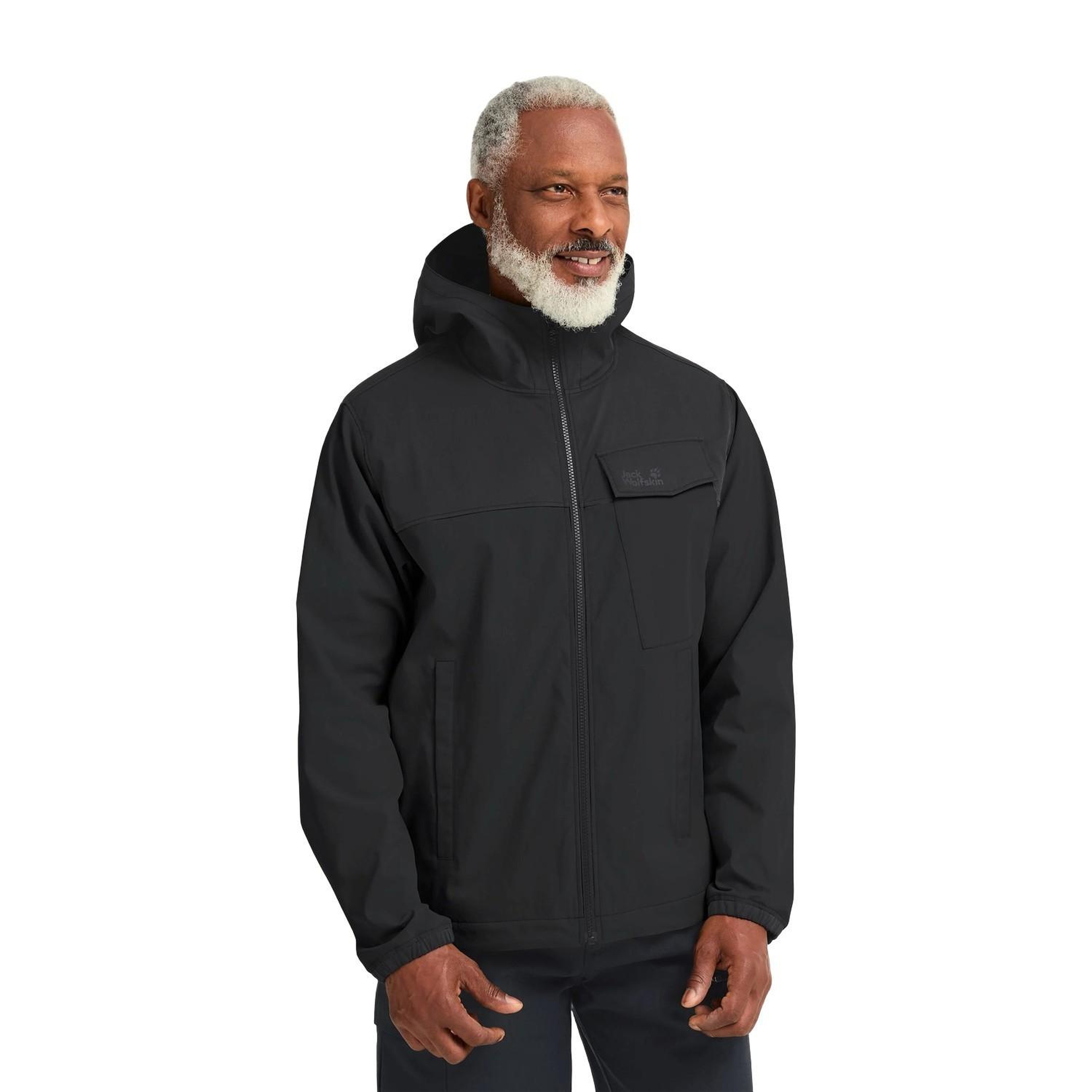 Jack Wolfskin Mahani Erkek Siyah Outdoor Ceketi