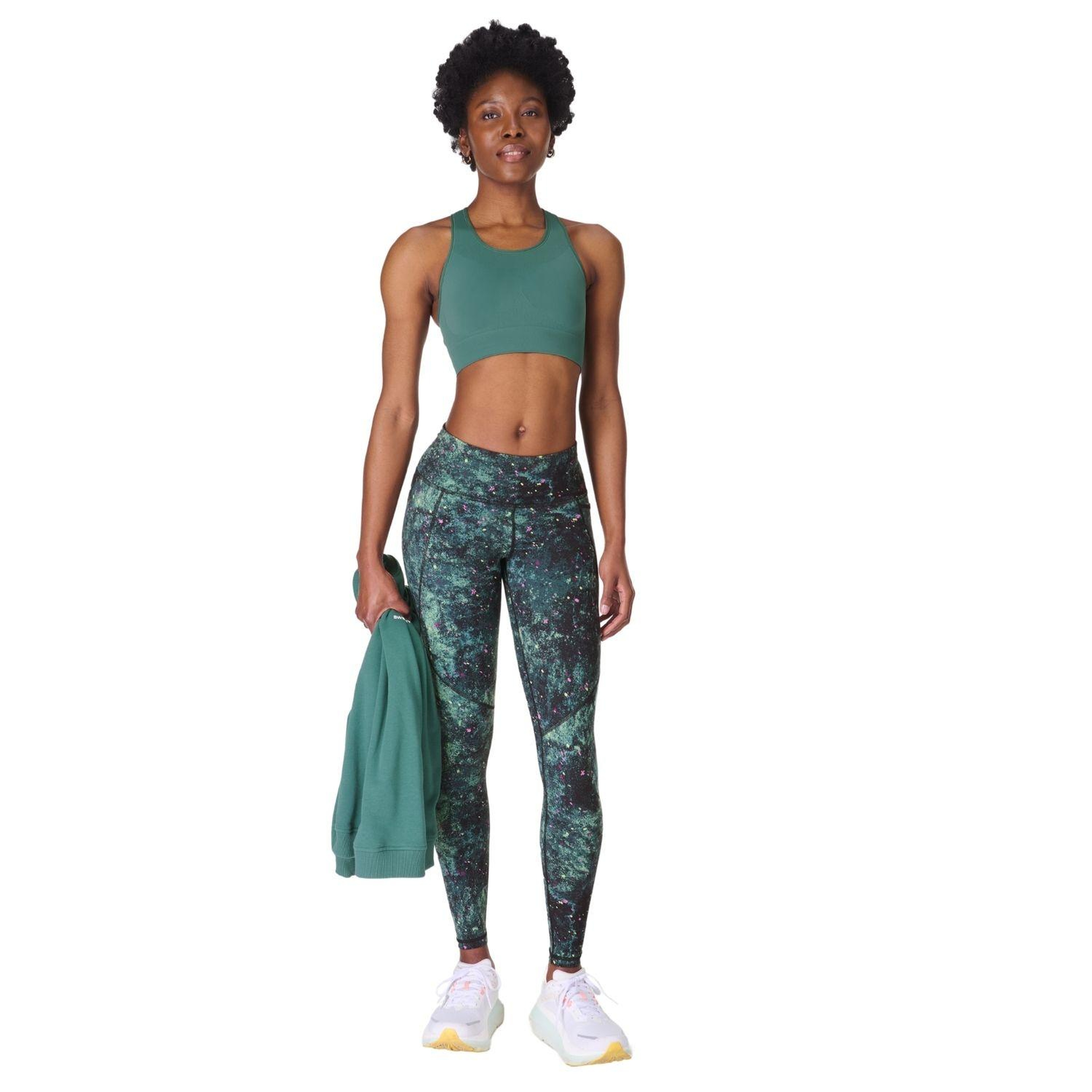 Sweaty Betty Stamina Seamless Sports Bra Kadın Yeşil Fitness Bra