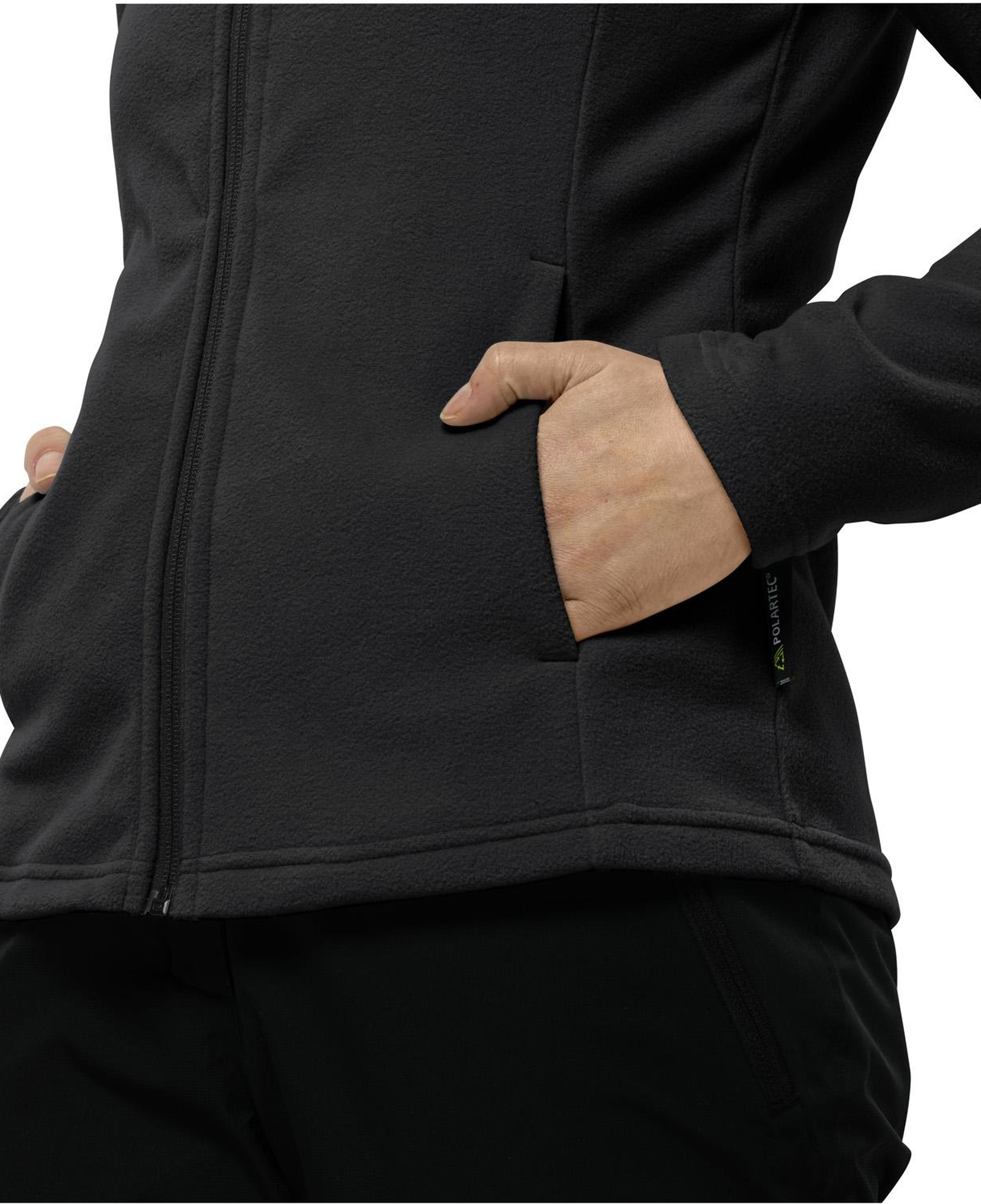 Jack Wolfskin Taunus Fz Kadın Siyah Polar Ceket