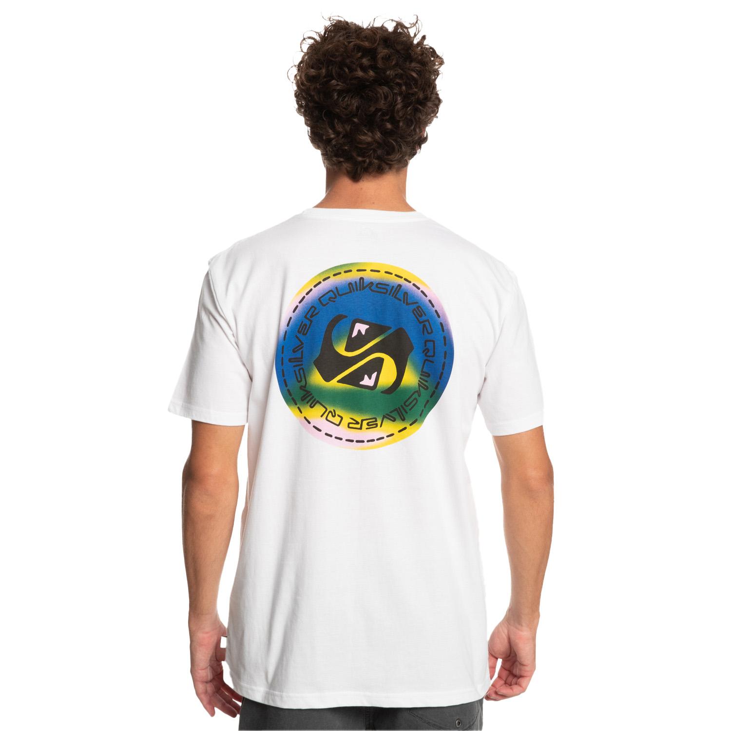 Quiksilver Colourflow Erkek Beyaz Tişört