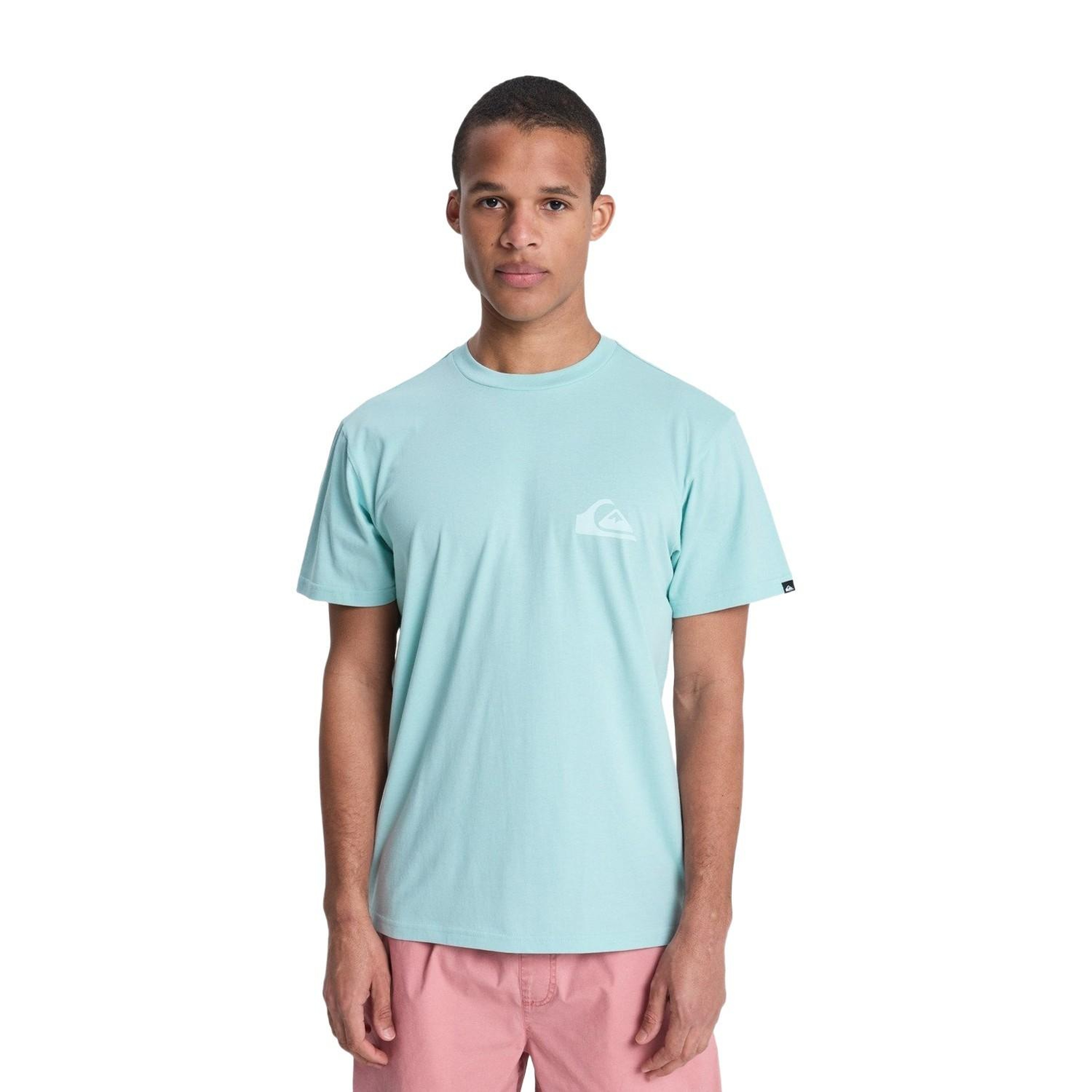 Quiksilver Ev Mini Logo Erkek Mavi Tişört