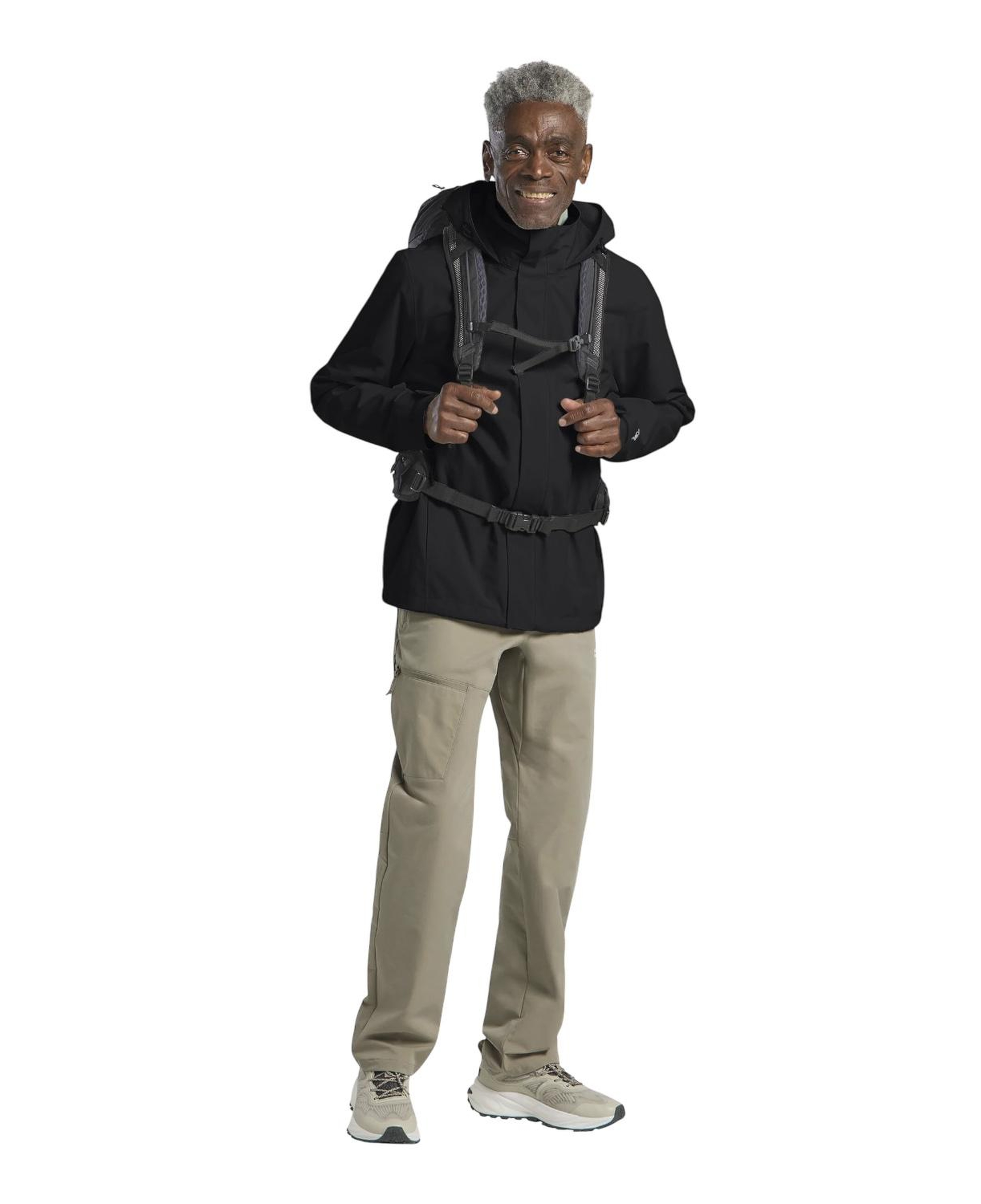 Jack Wolfskin Trailtime 2L Erkek Siyah Outdoor Ceketi