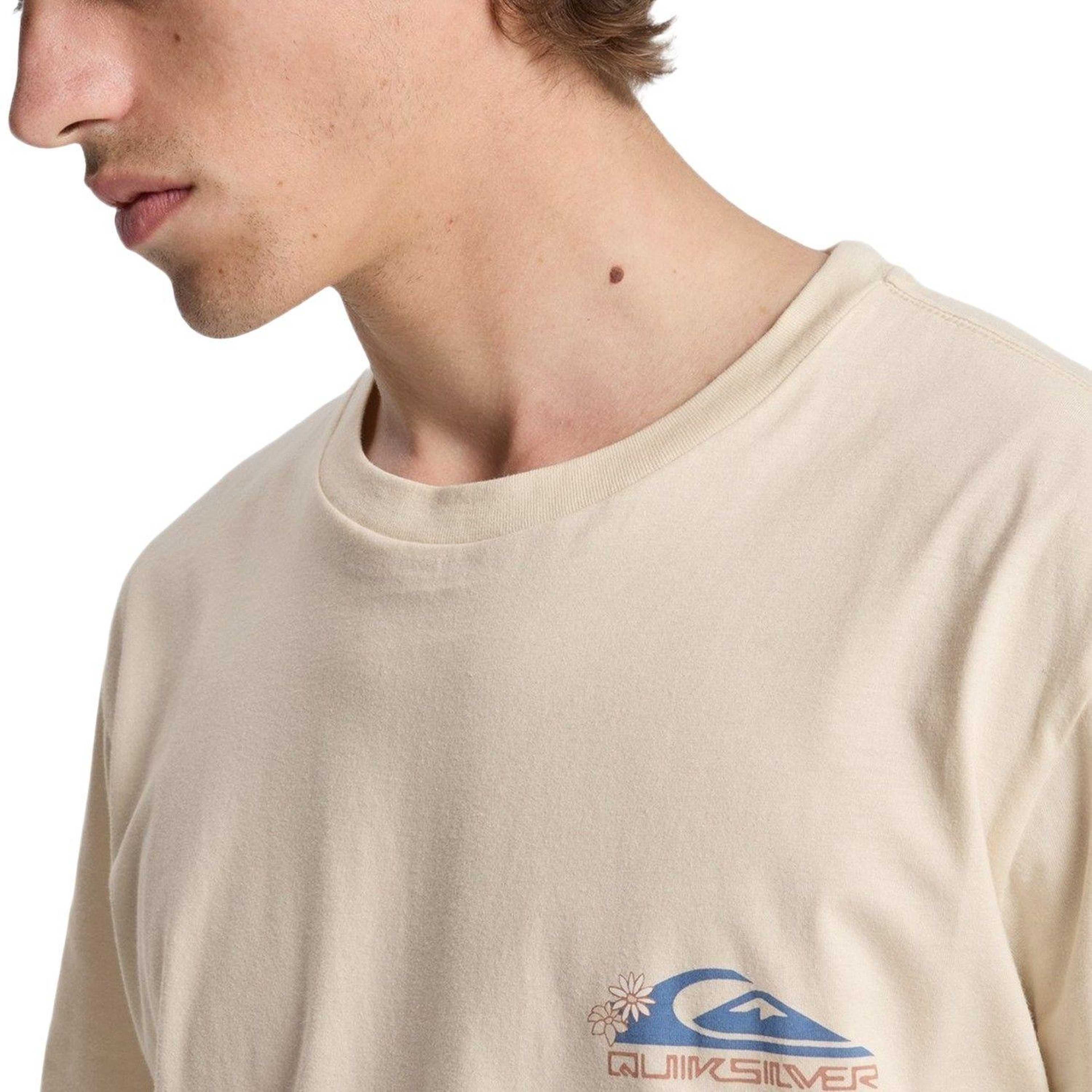 Quiksilver Ev Barrel Parad Erkek Beyaz Tişört