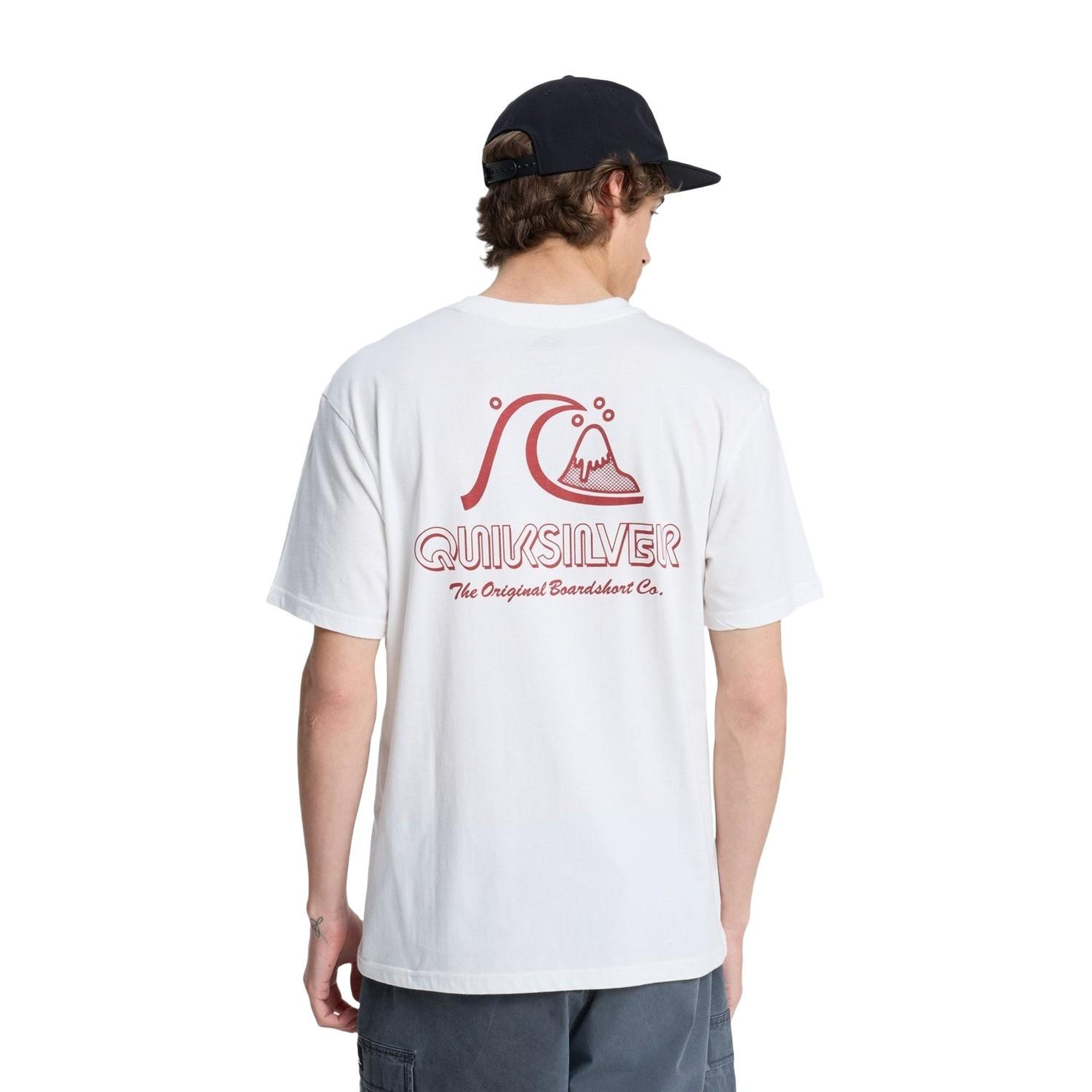Quiksilver Evo Original Bs Erkek Beyaz Tişört