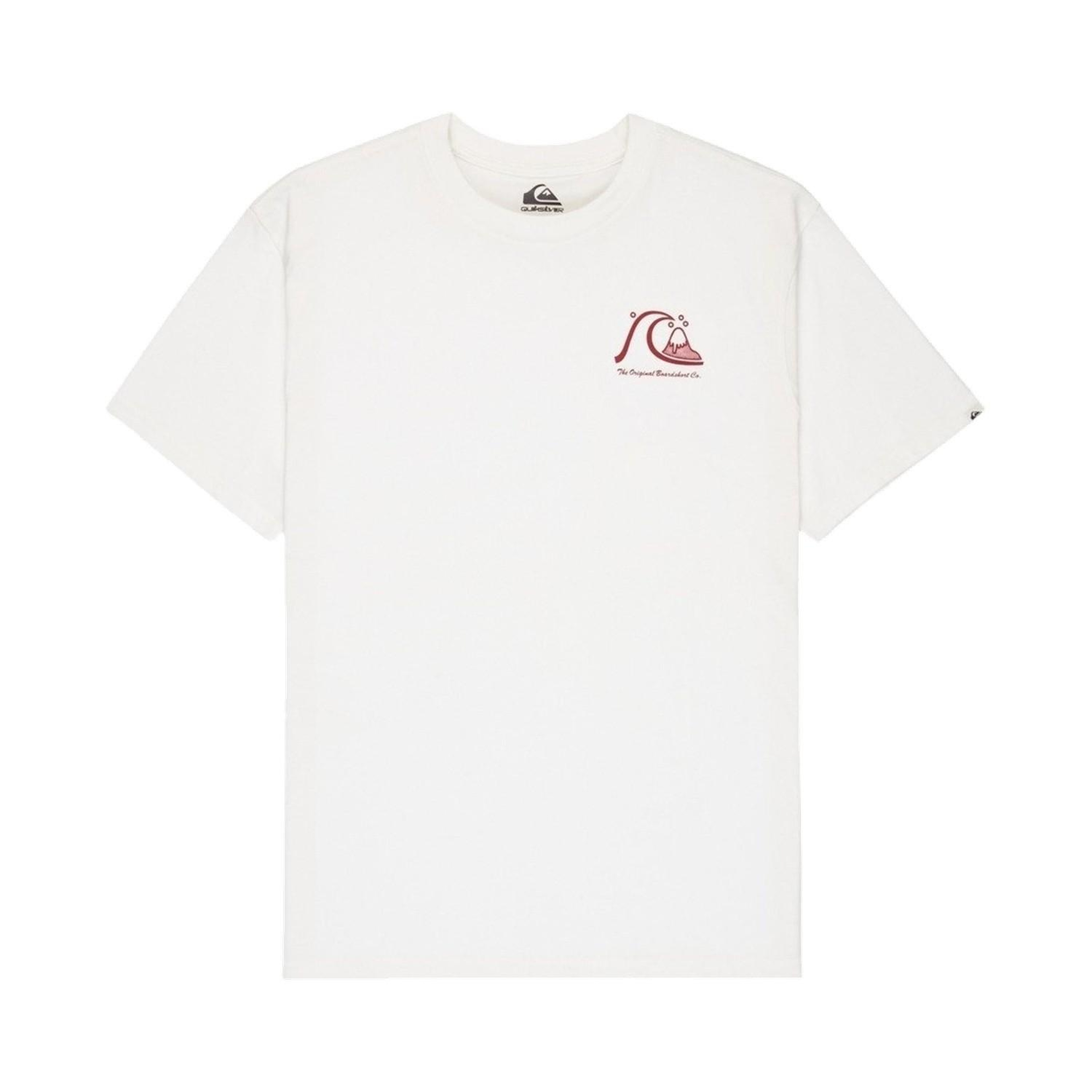 Quiksilver Evo Original Bs Erkek Beyaz Tişört