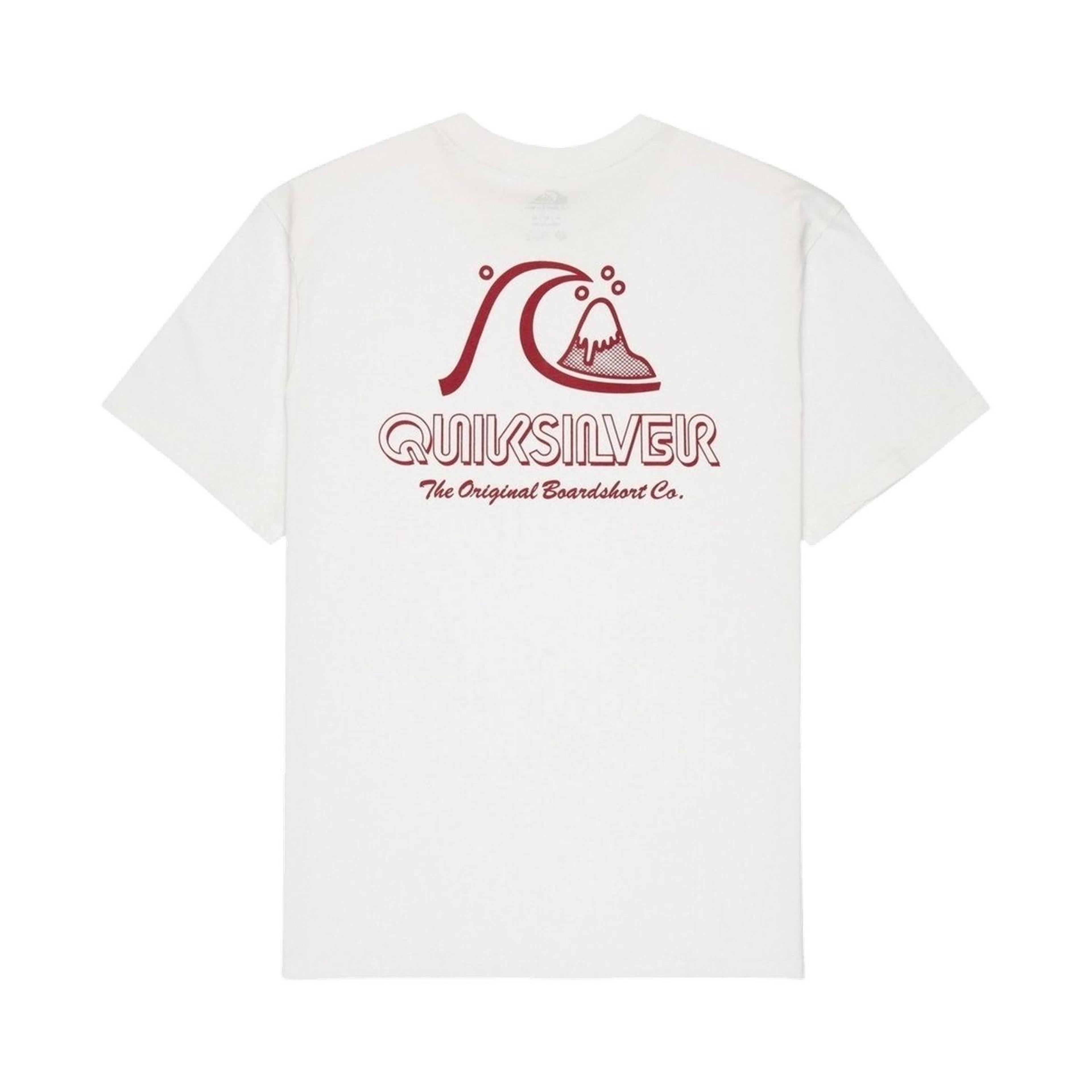 Quiksilver Evo Original Bs Erkek Beyaz Tişört