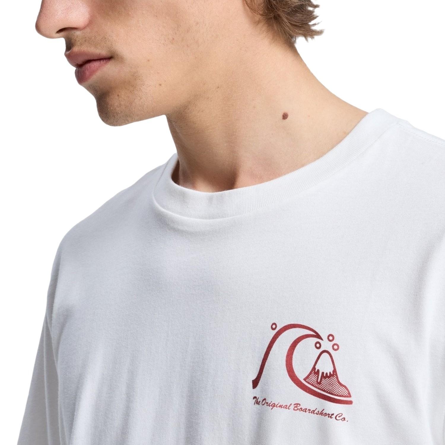 Quiksilver Evo Original Bs Erkek Beyaz Tişört