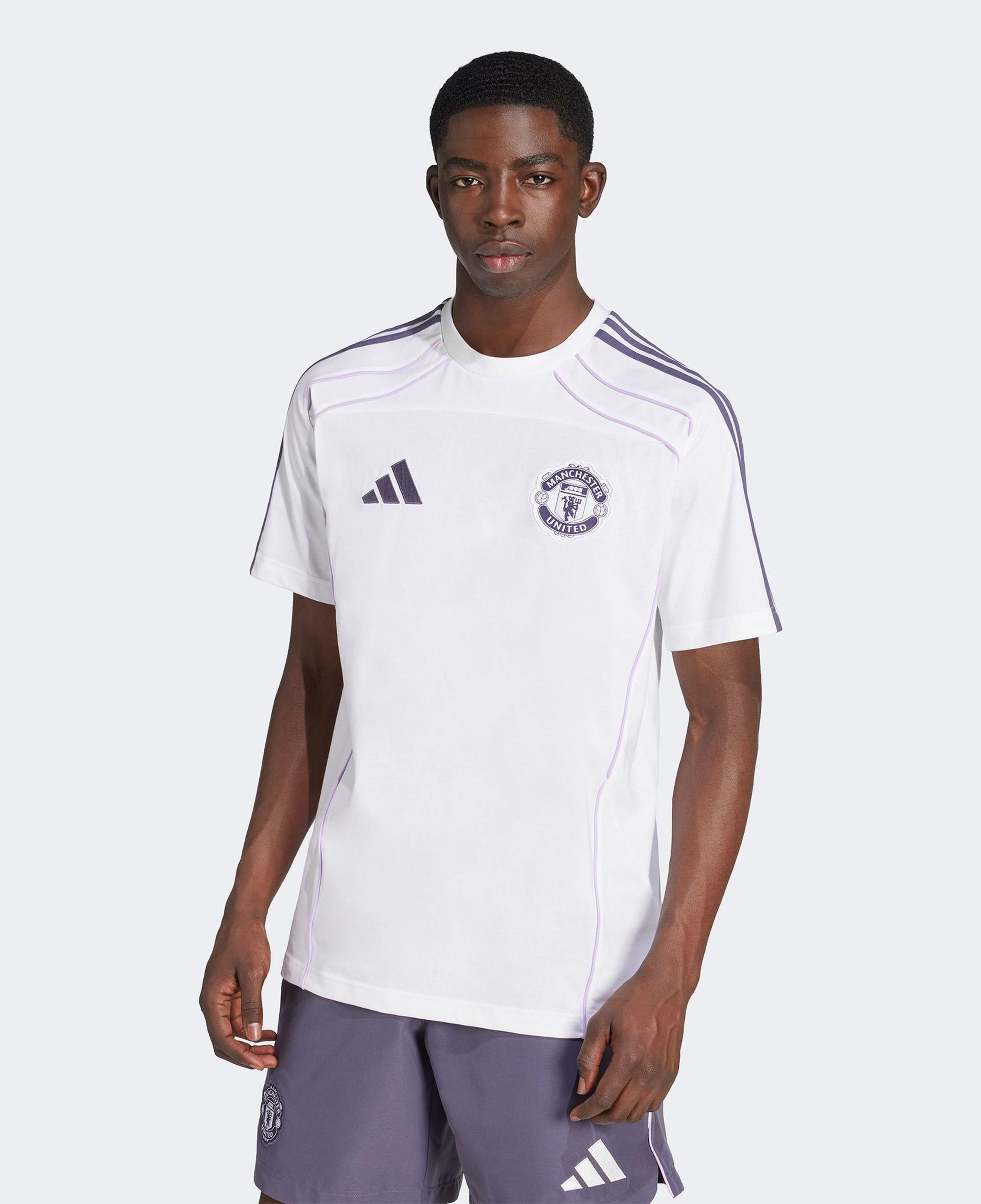 adidas Manchester United Ubp Erkek Beyaz Futbol T-Shirt