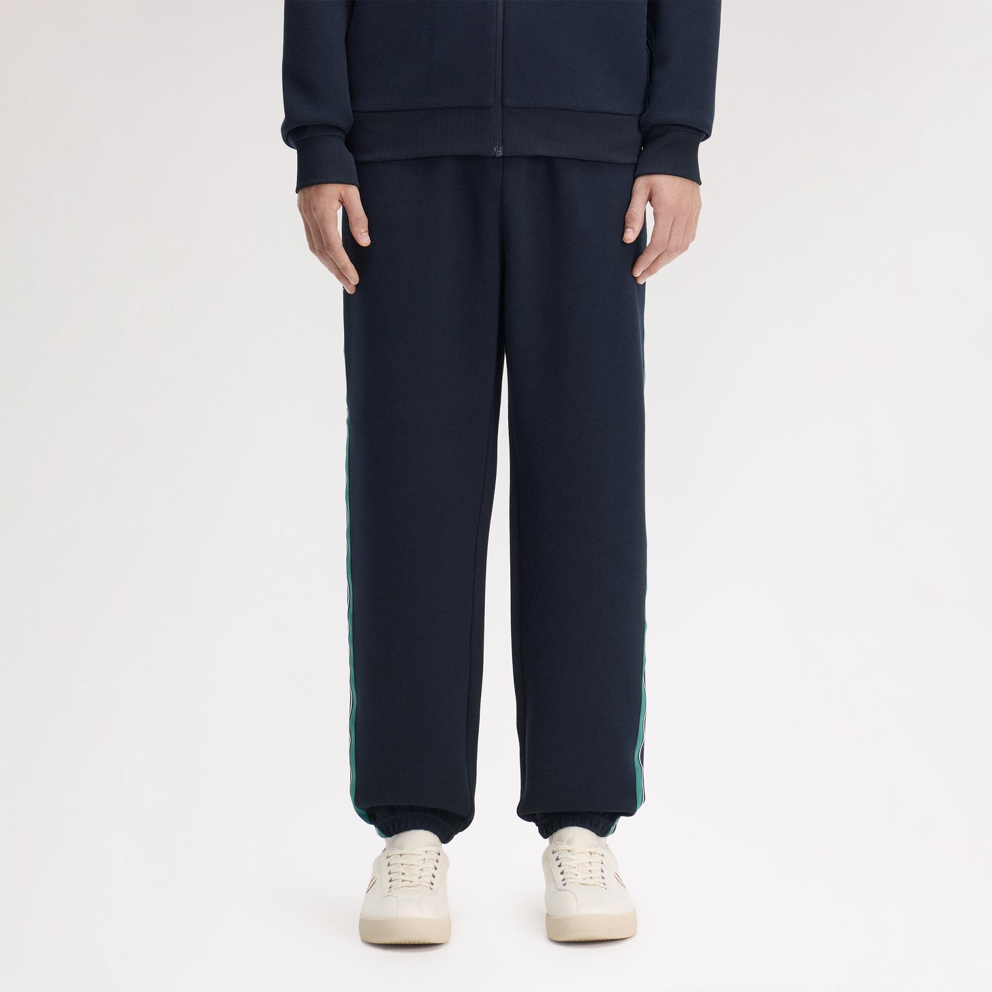 Fred Perry Stripe Tape Erkek Lacivert Eşofman Altı