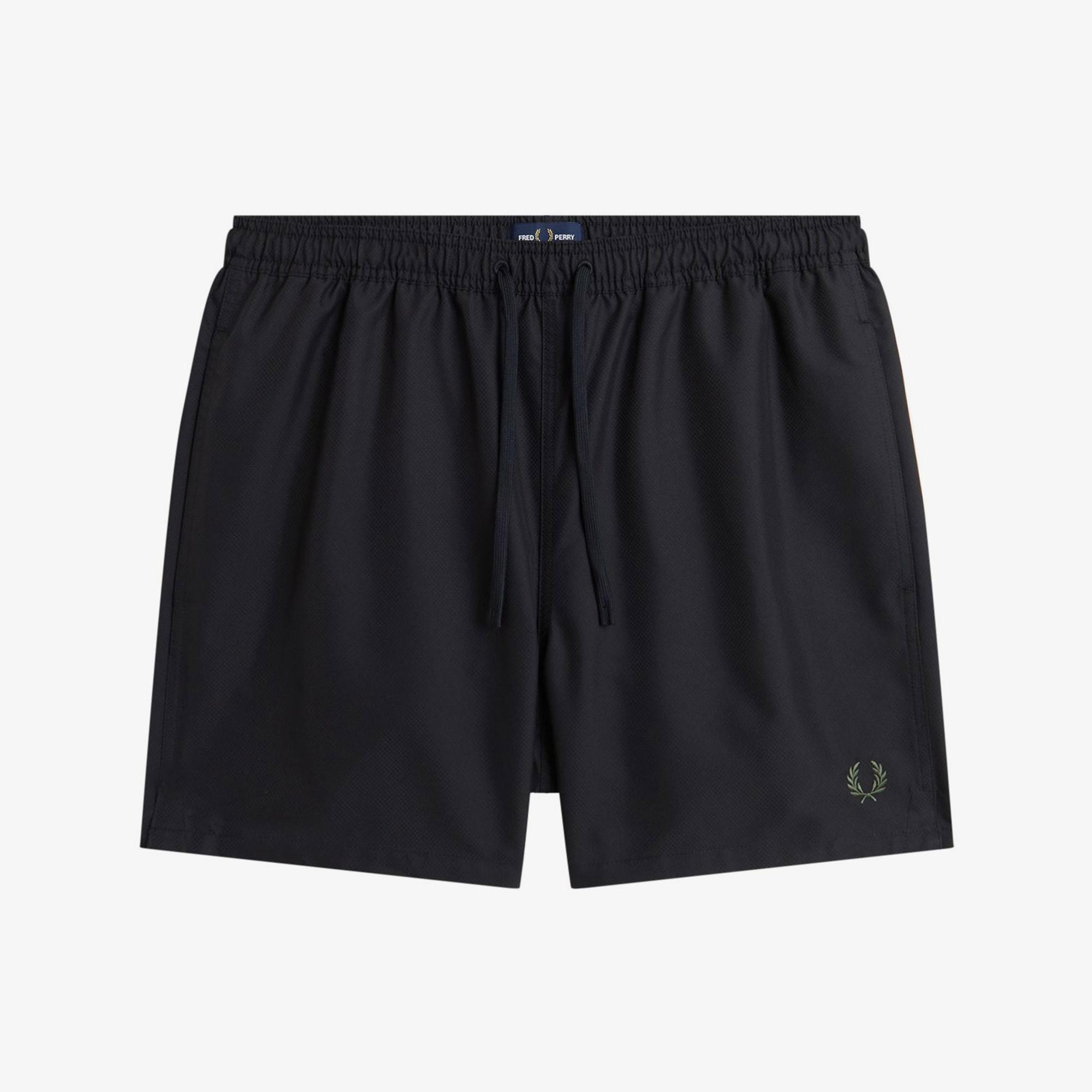 Fred Perry Erkek Siyah Deniz Şortu