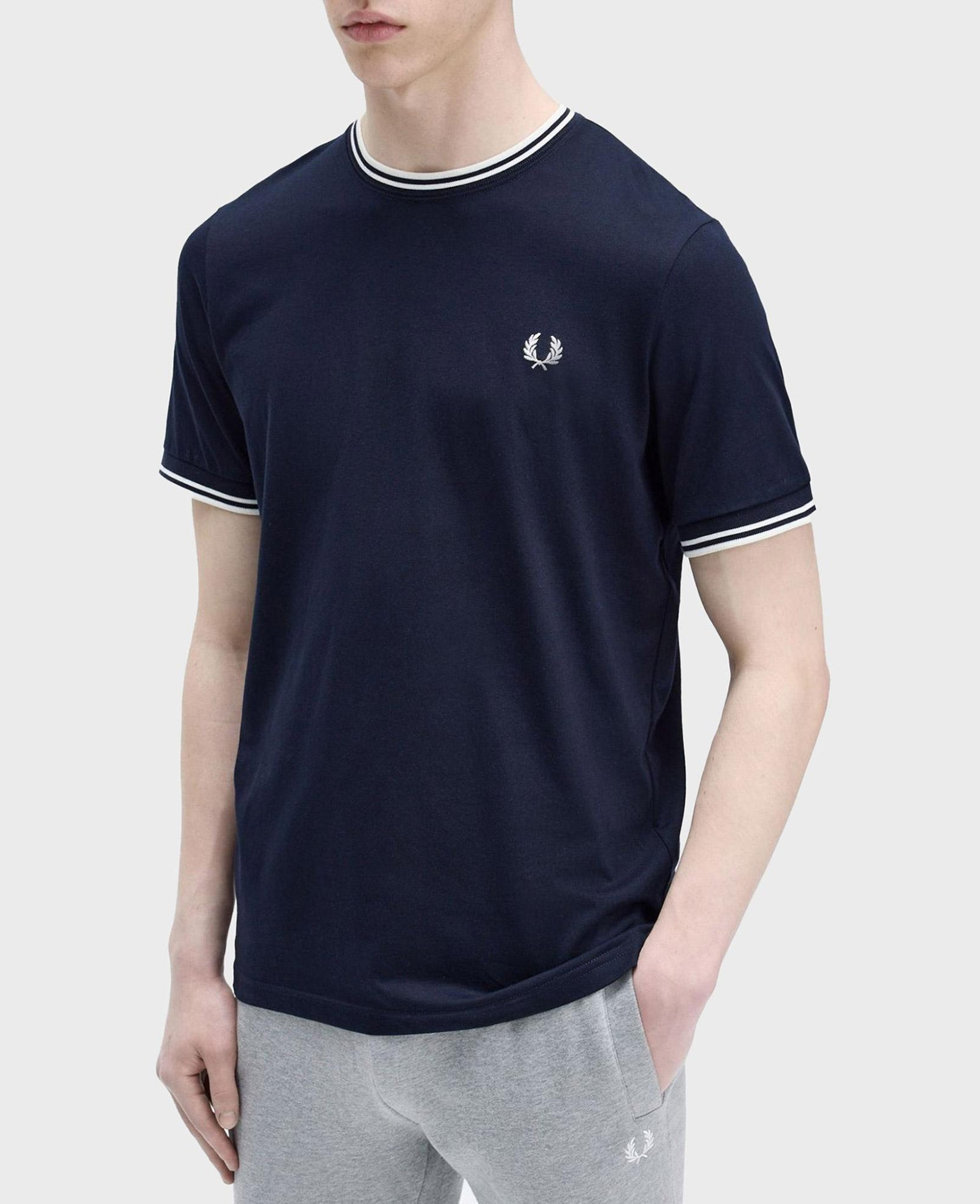 Fred Perry Twin Tipped Erkek Lacivert T-Shirt