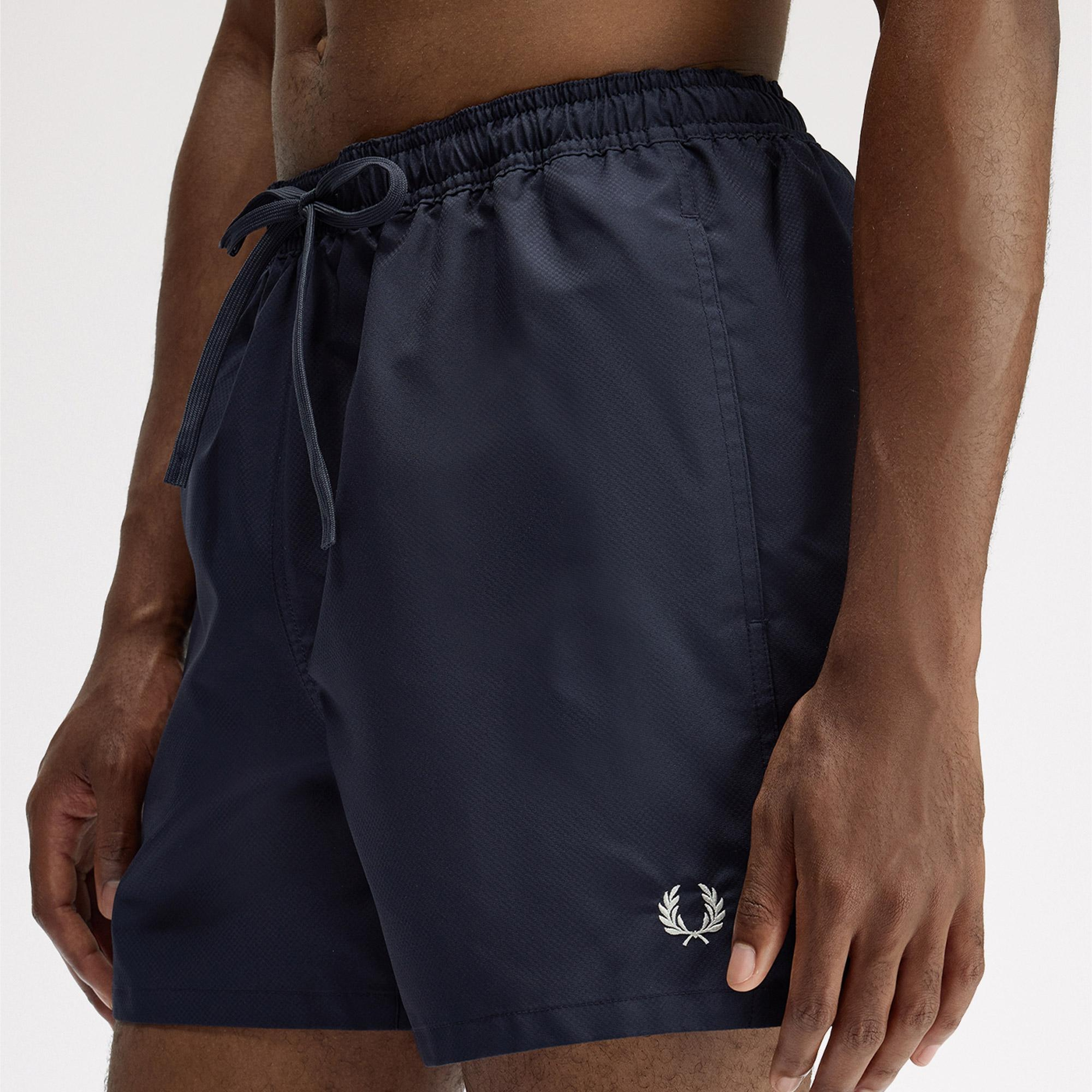 Fred Perry Erkek Lacivert Deniz Şortu