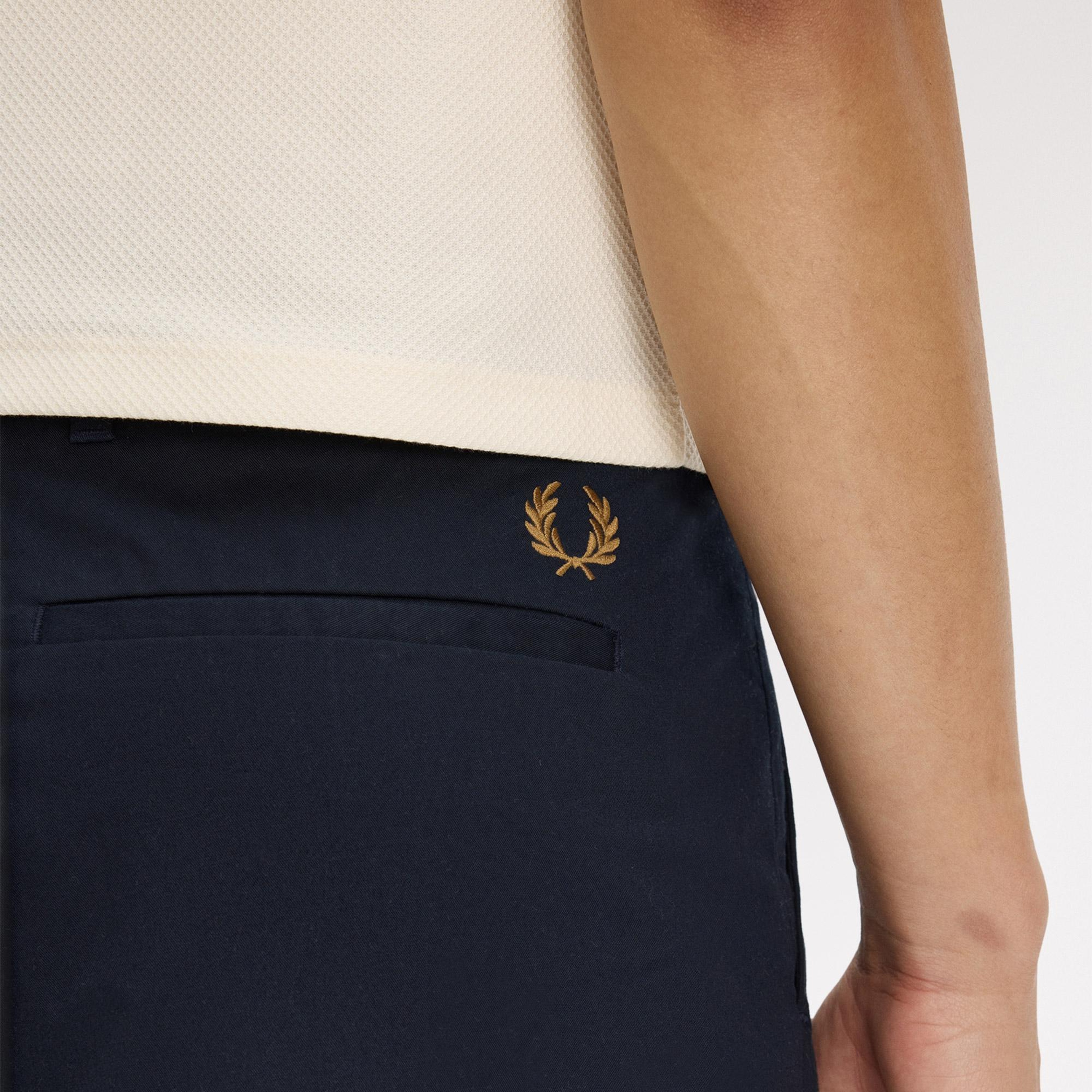 Fred Perry Slim Fit Twill Erkek Lacivert Pantolon