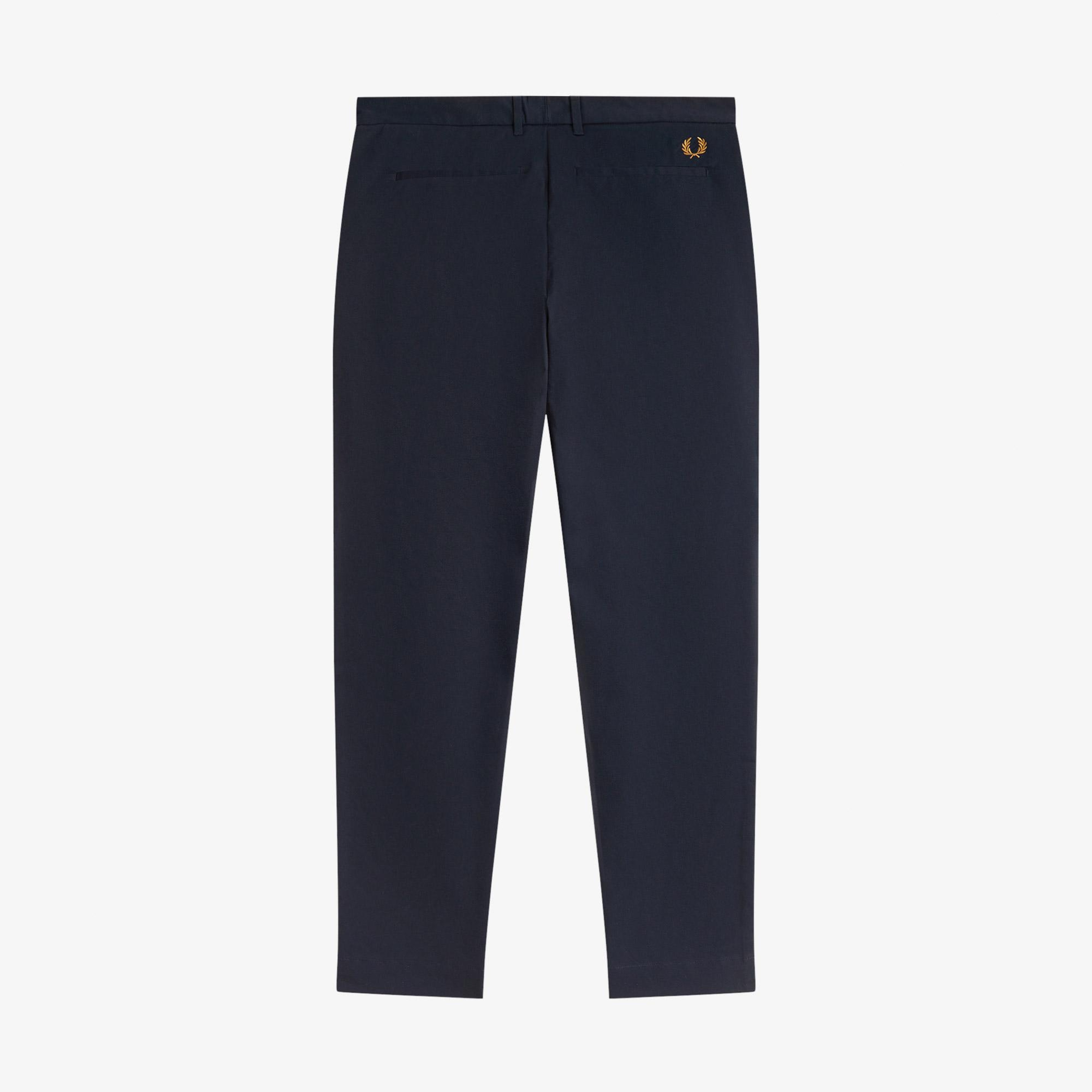 Fred Perry Slim Fit Twill Erkek Lacivert Pantolon