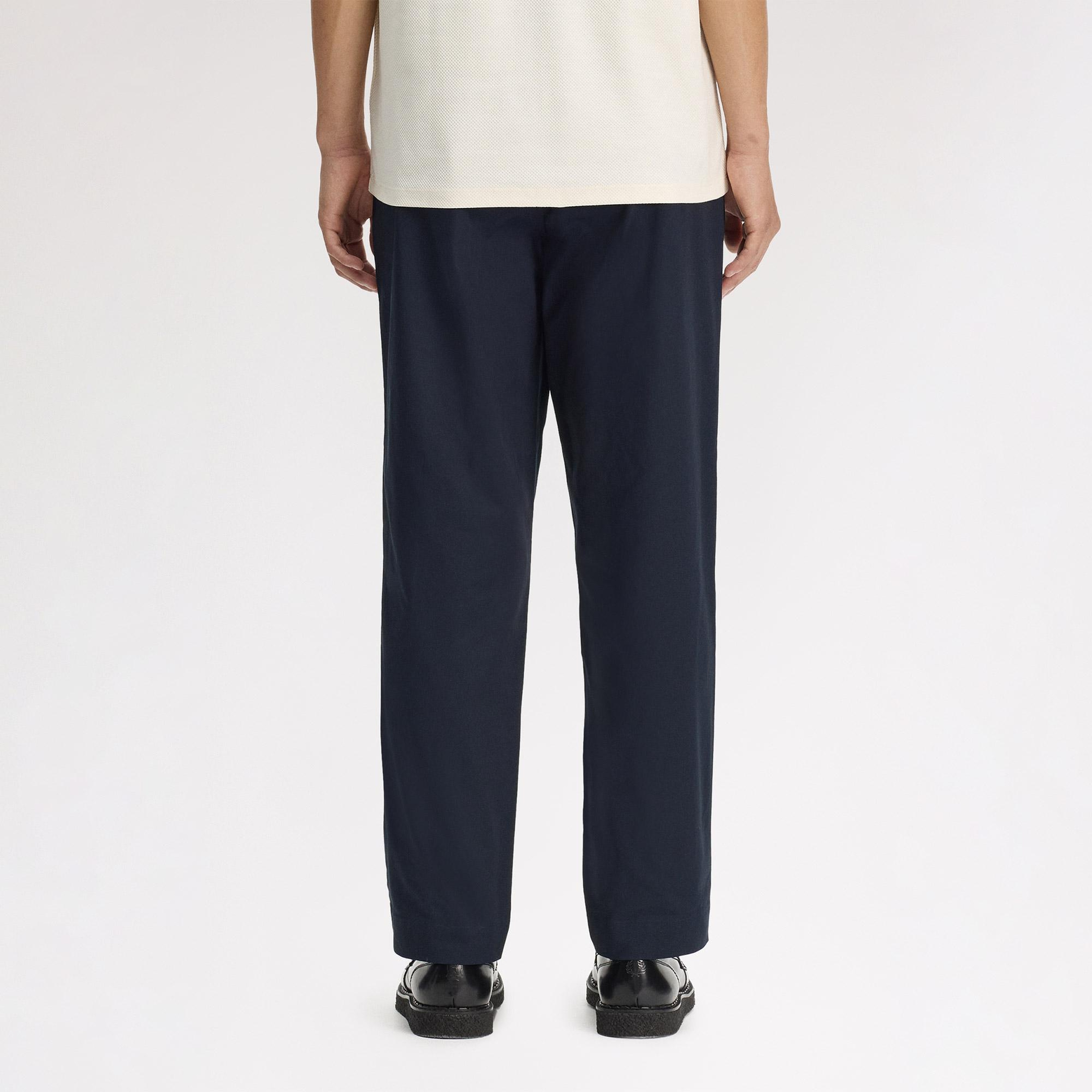 Fred Perry Slim Fit Twill Erkek Lacivert Pantolon