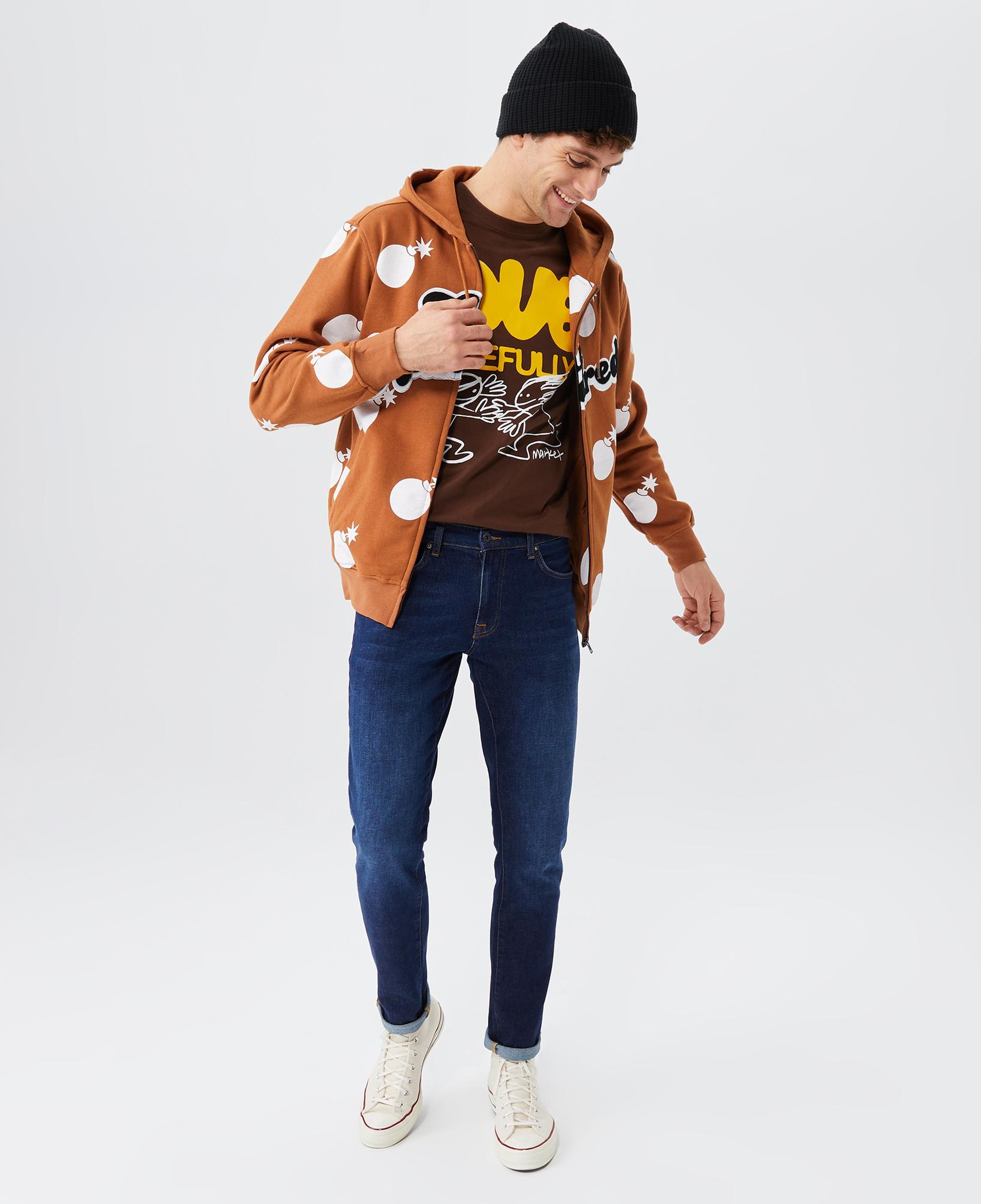 The Hundreds Endless Erkek Haki Kapüşonlu Eşofman Üstü