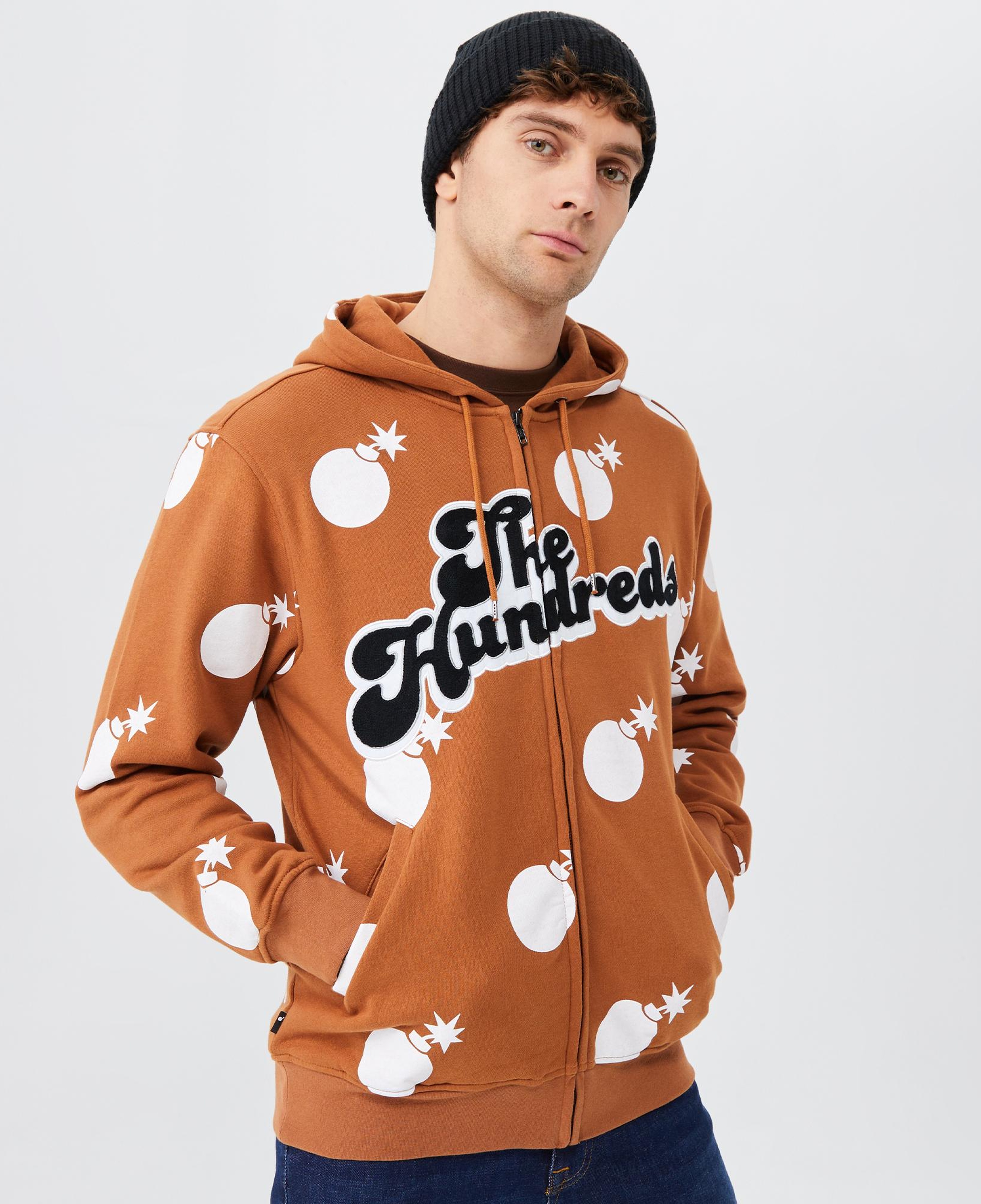 The Hundreds Endless Erkek Haki Kapüşonlu Eşofman Üstü
