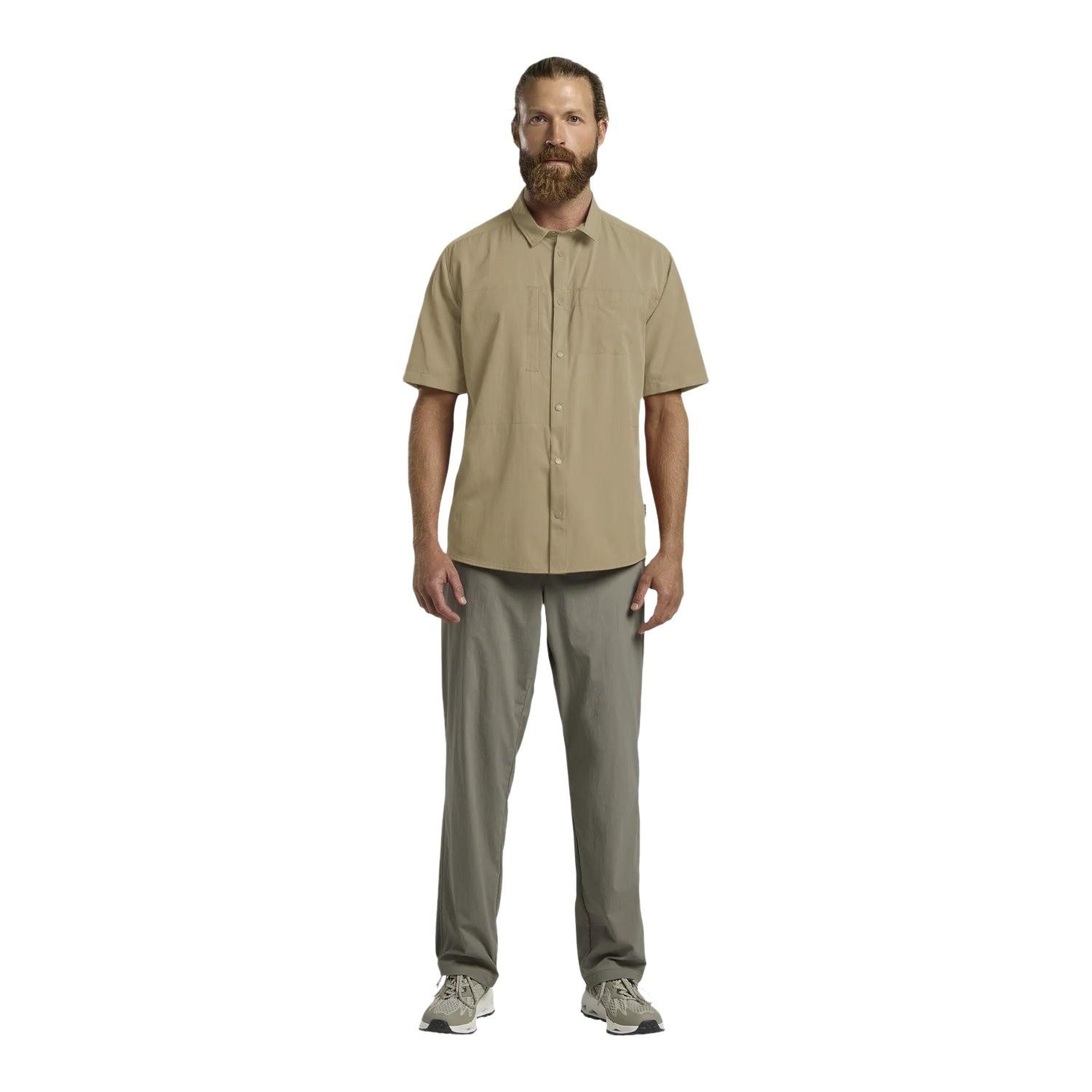 Jack Wolfskin Sierra Canyon Erkek Bej Gömlek