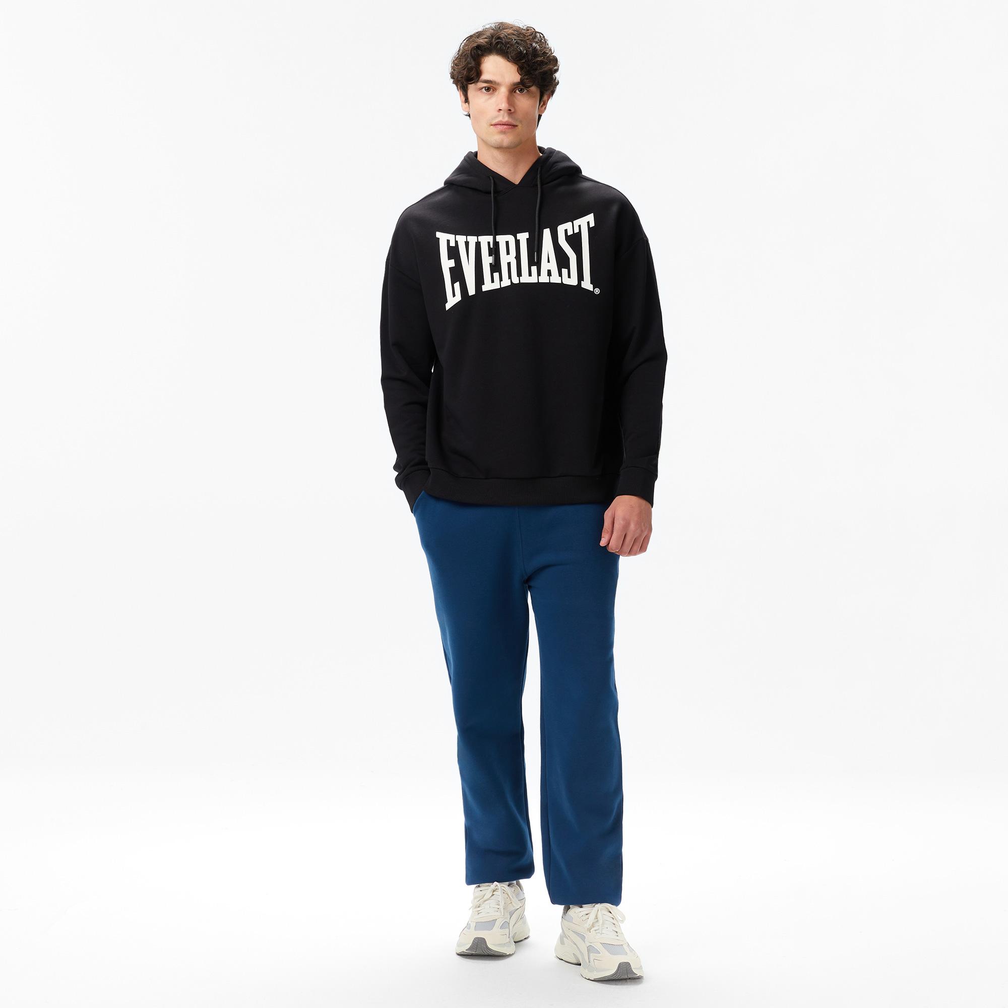 Everlast Ever Classics Comfort Erkek Siyah Kapüşonlu Sweatshirt