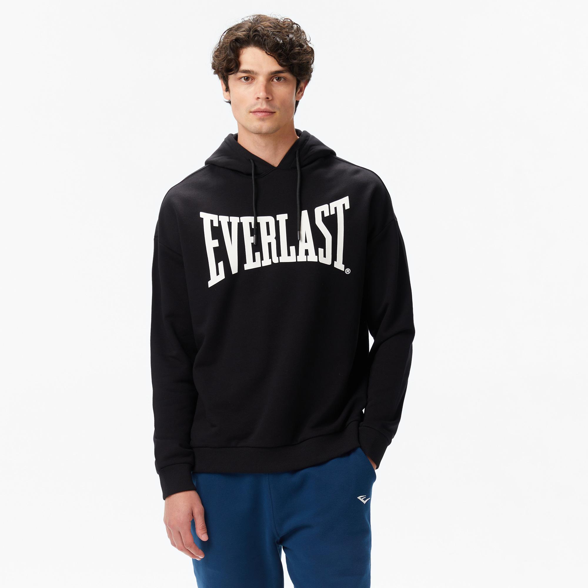 Everlast Ever Classics Comfort Erkek Siyah Kapüşonlu Sweatshirt
