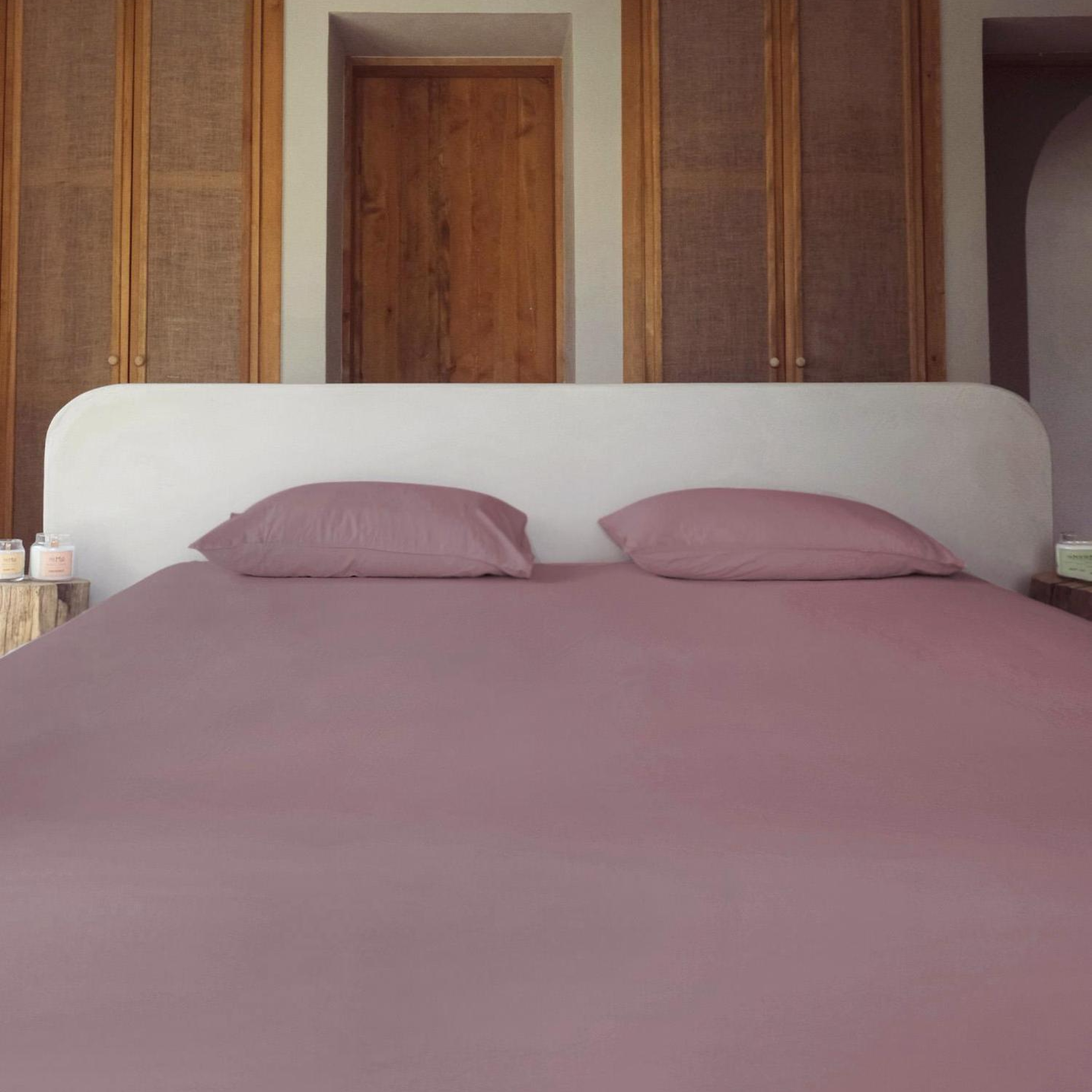 Cotta Old Rose Çift Kişilik Çarşaf 260x240 Cm