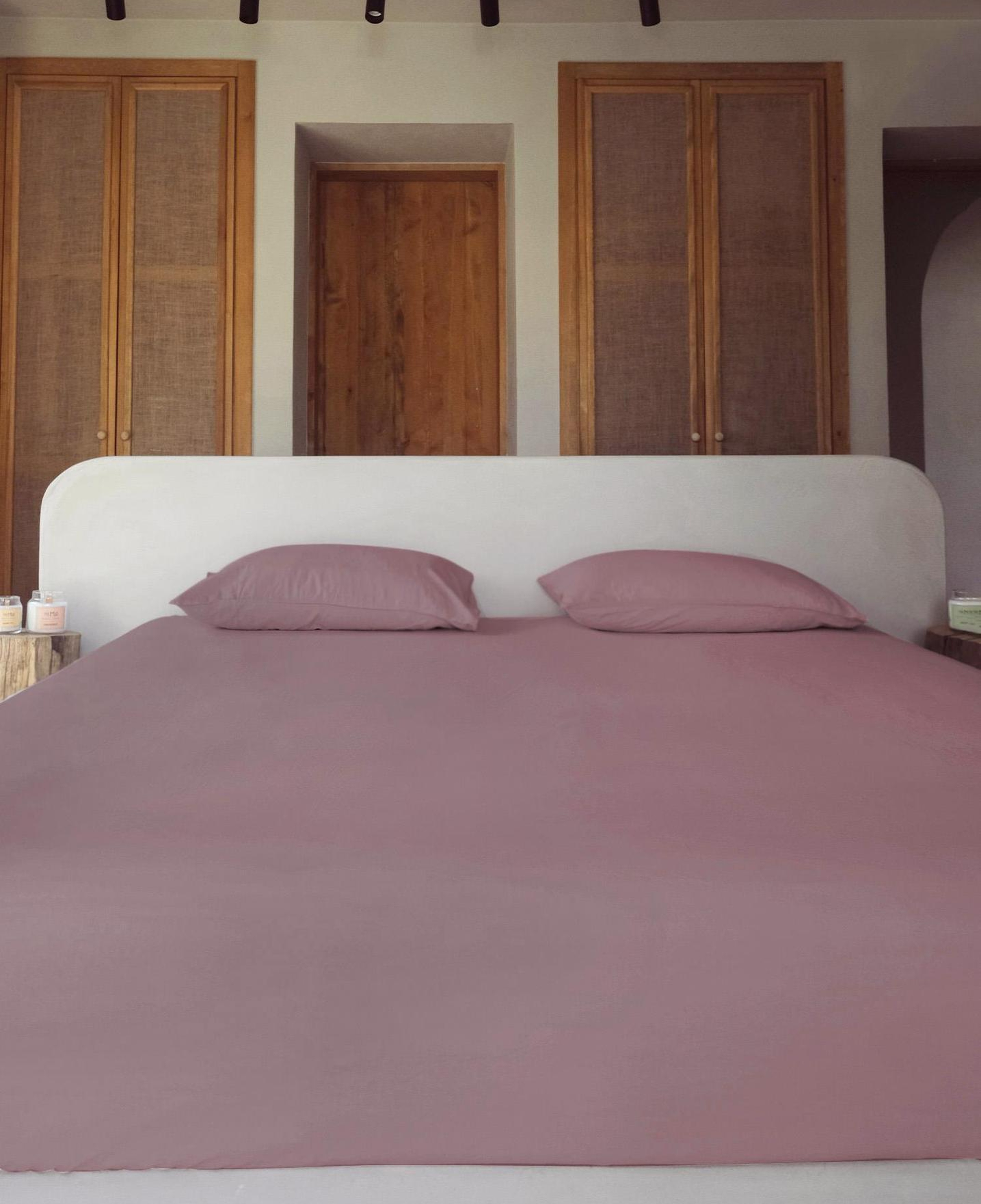 Cotta Old Rose Çift Kişilik Çarşaf 260x240 Cm