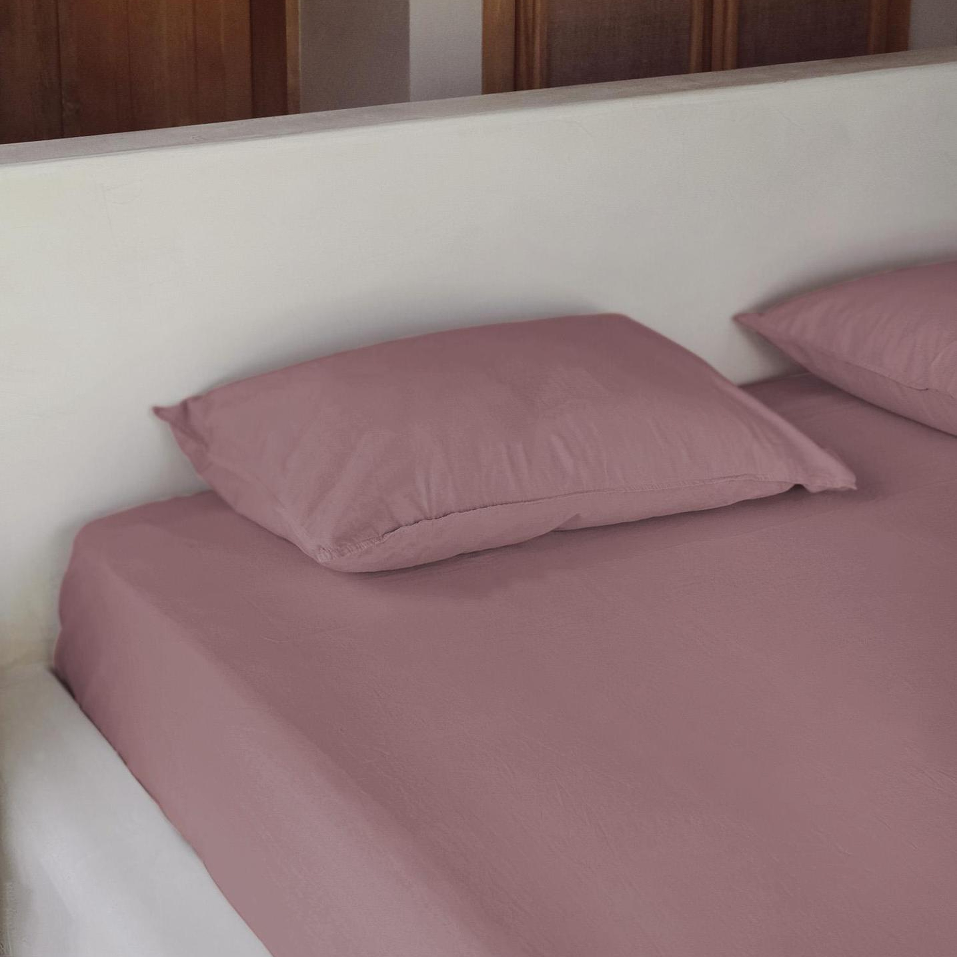 Cotta Old Rose Tek Kişilik Lastikli Çarşaf 200x100