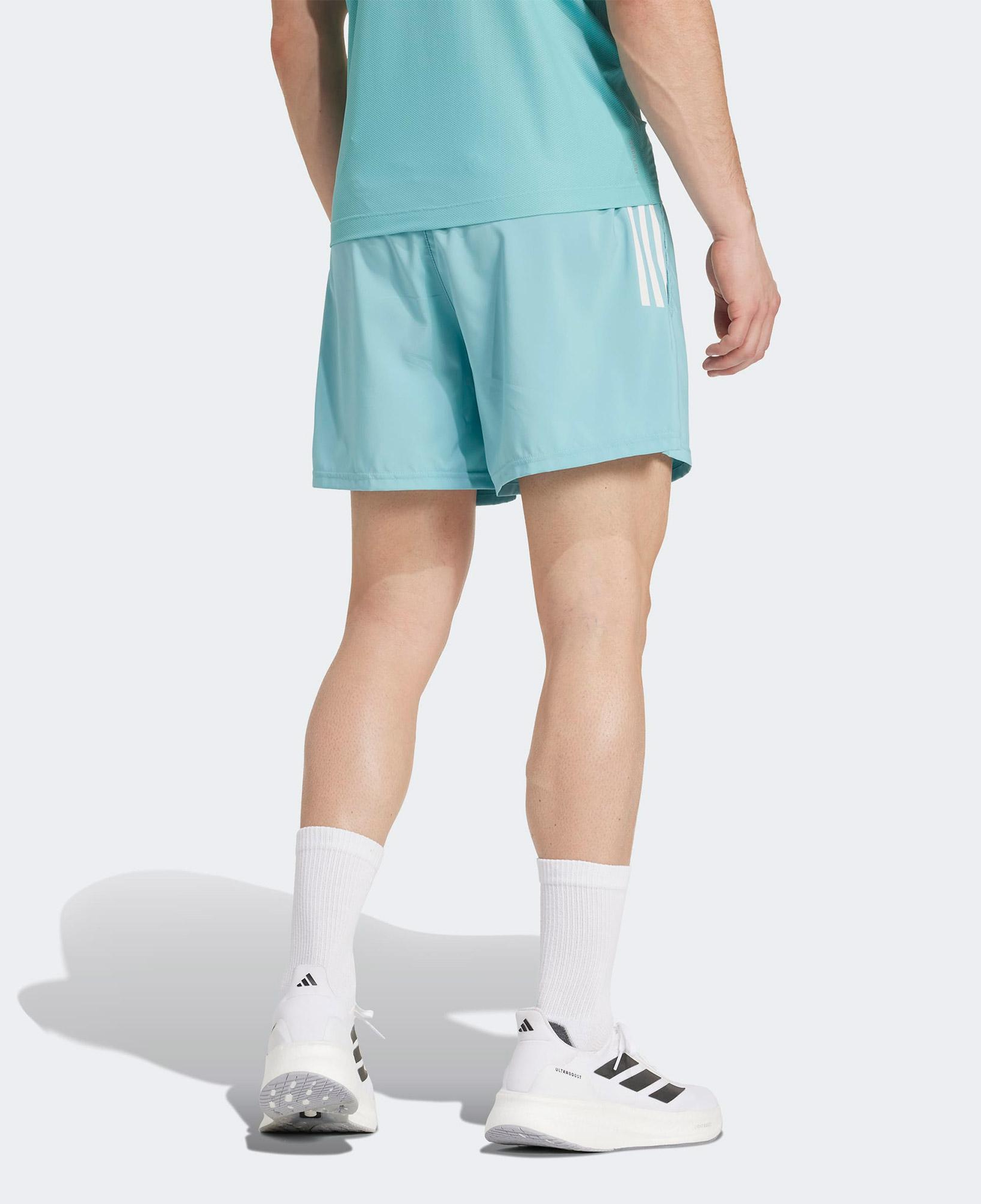 adidas Own The Run Erkek Mavi Koşu Şortu