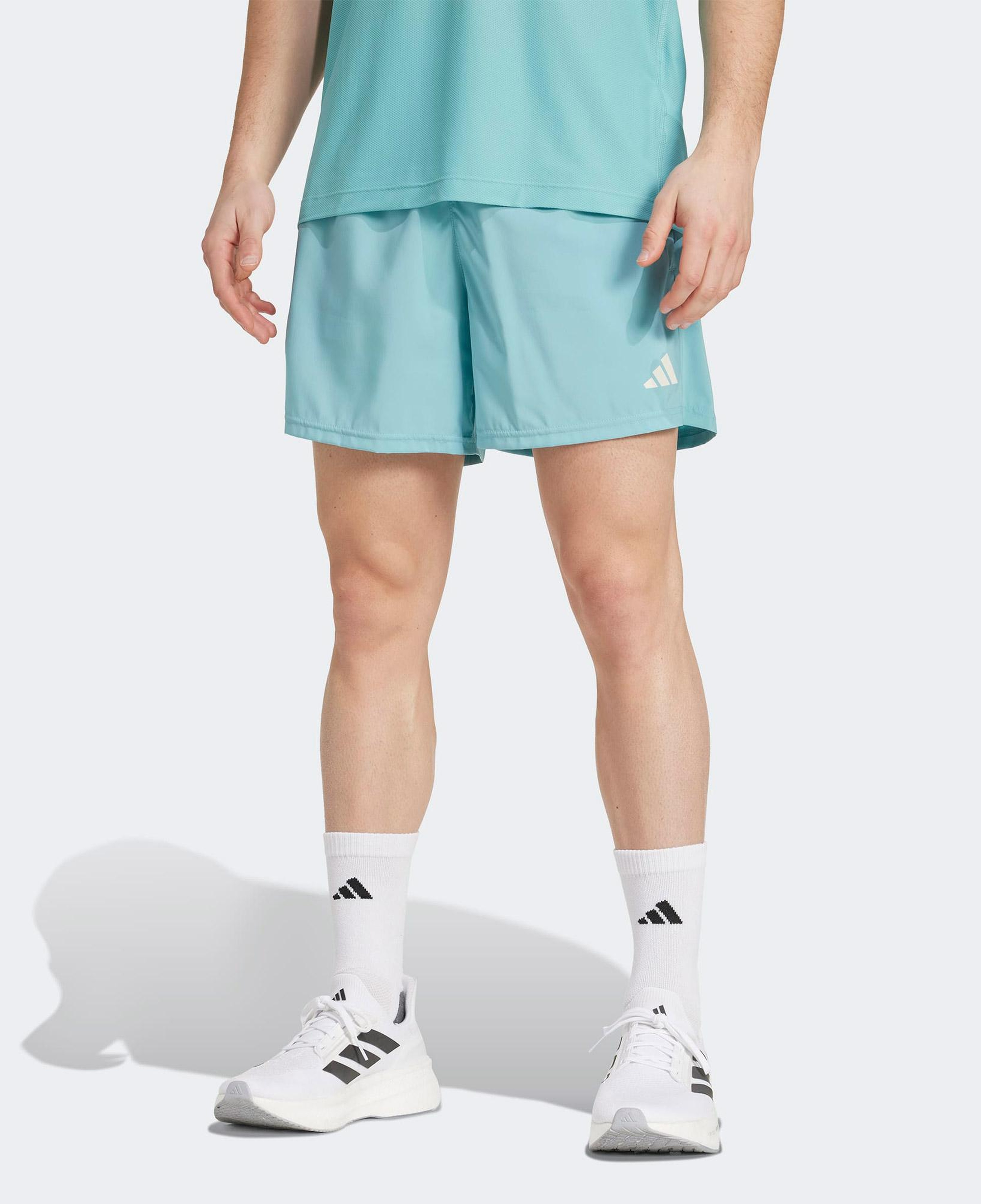 adidas Own The Run Erkek Mavi Koşu Şortu