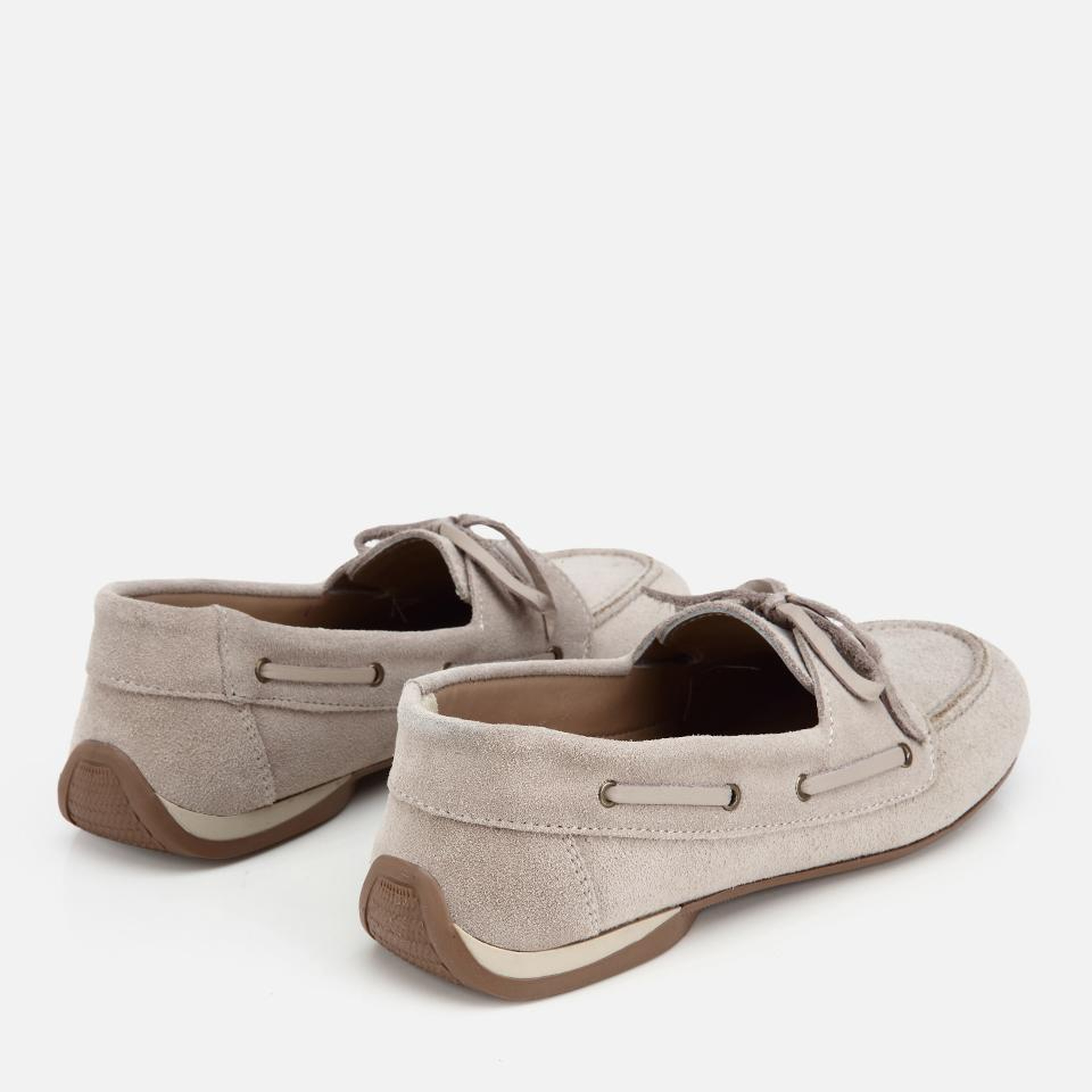 Kadın Süet Deri Bej Comfort Günlük Loafer