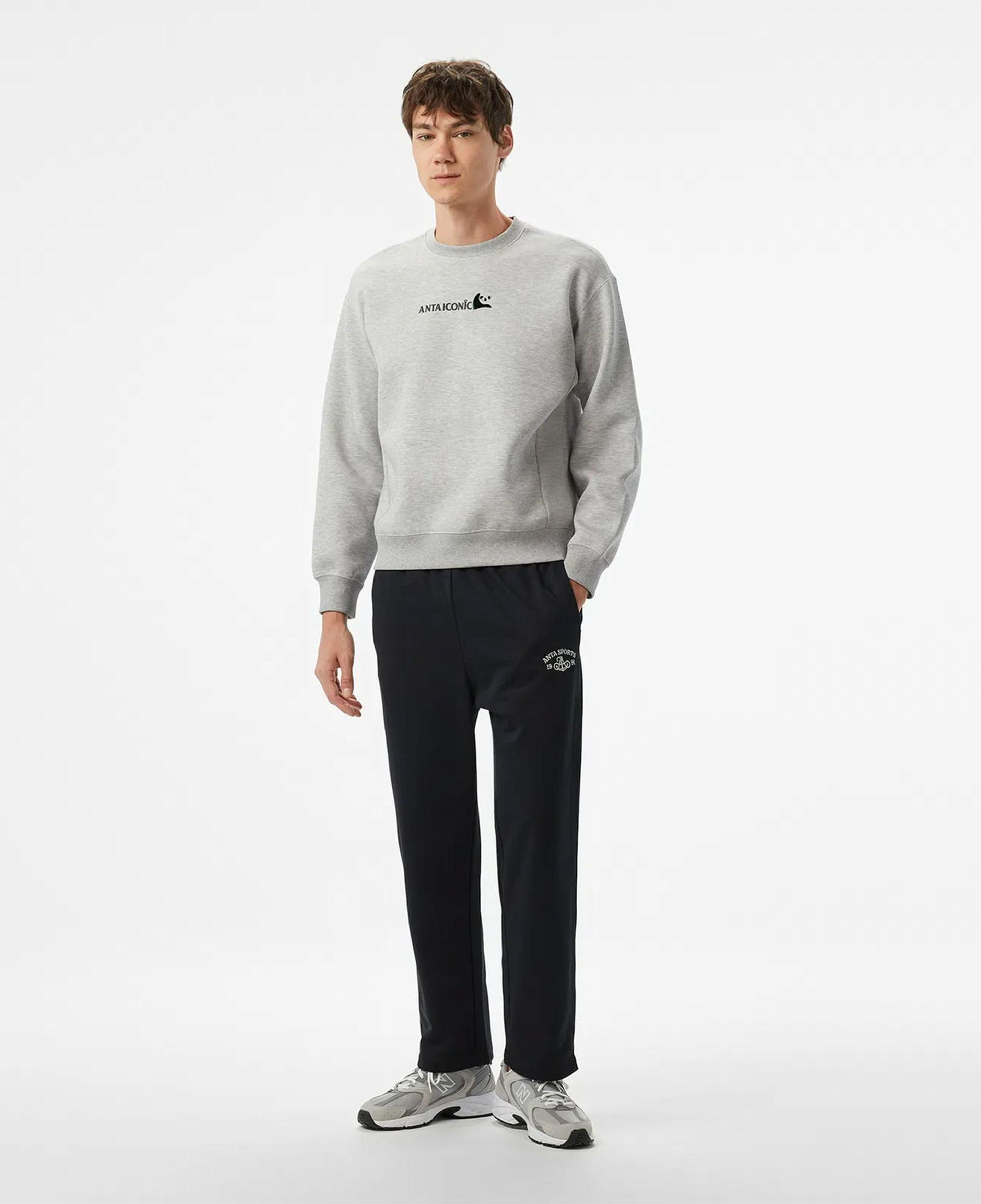 Anta Iconic Erkek Gri Sweatshirt