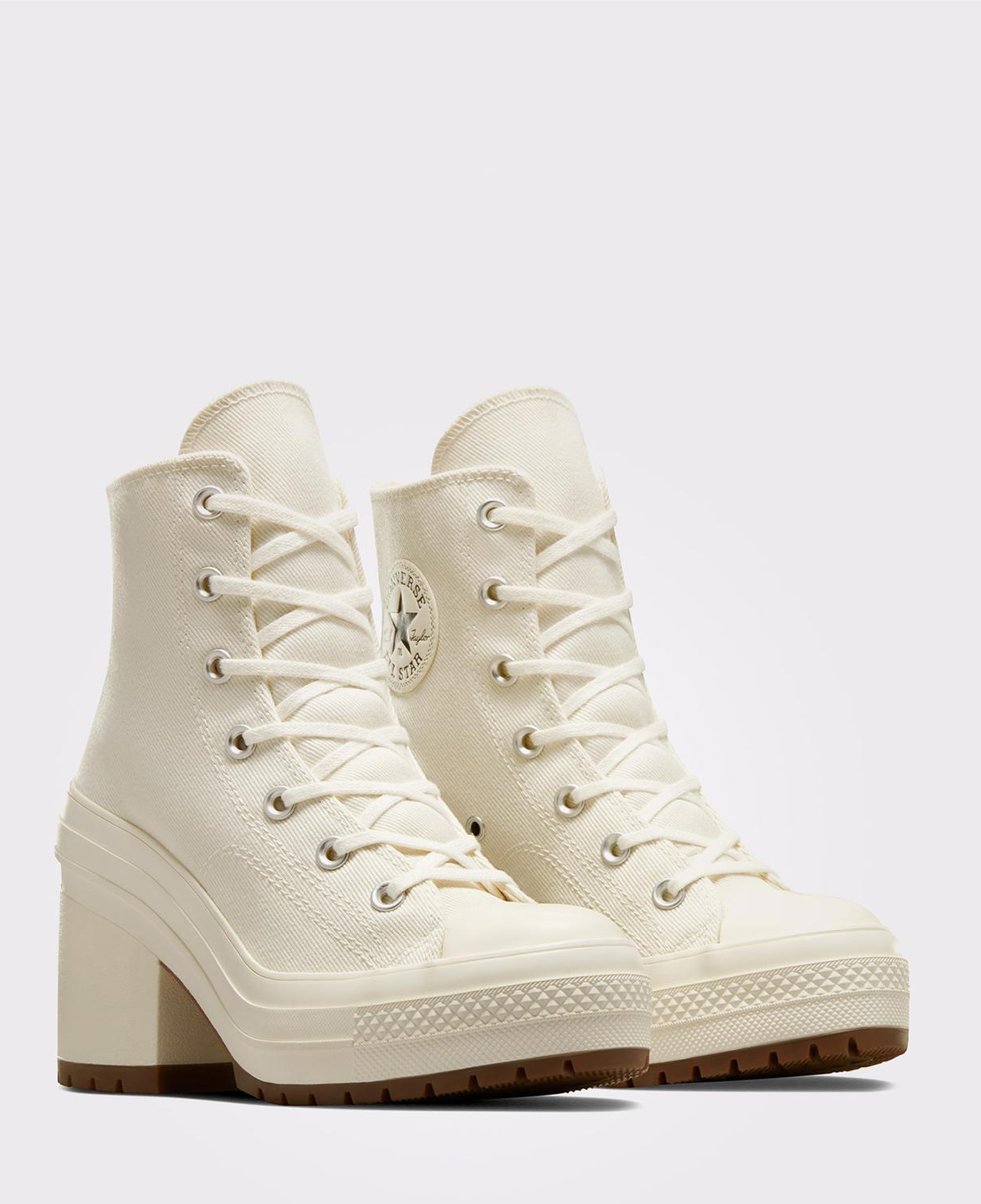 Converse Chuck 70 De Luxe Heel Kadın Krem Platform Bot