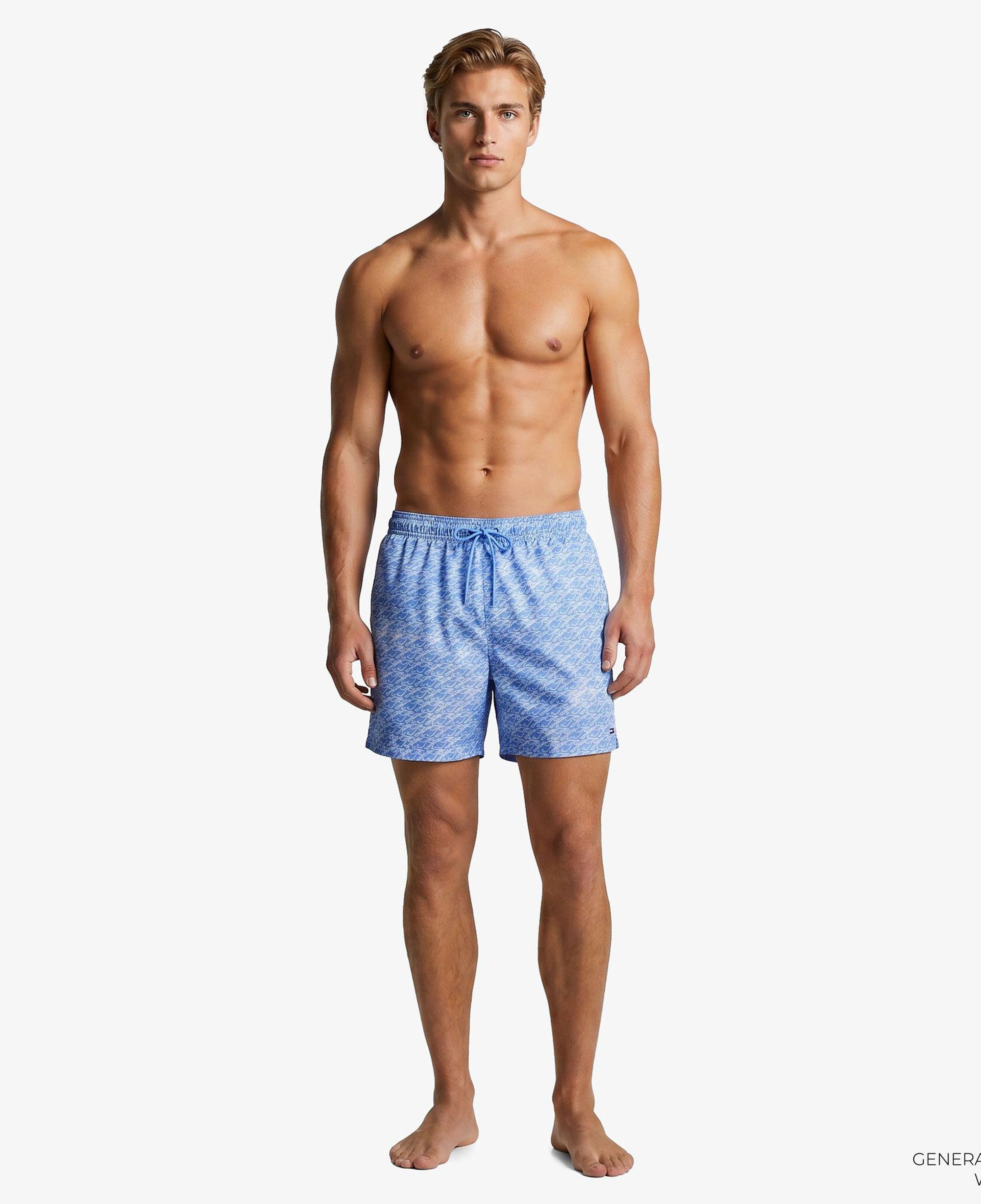 Tommy Hilfiger Essentials Erkek Mavi Deniz Şortu