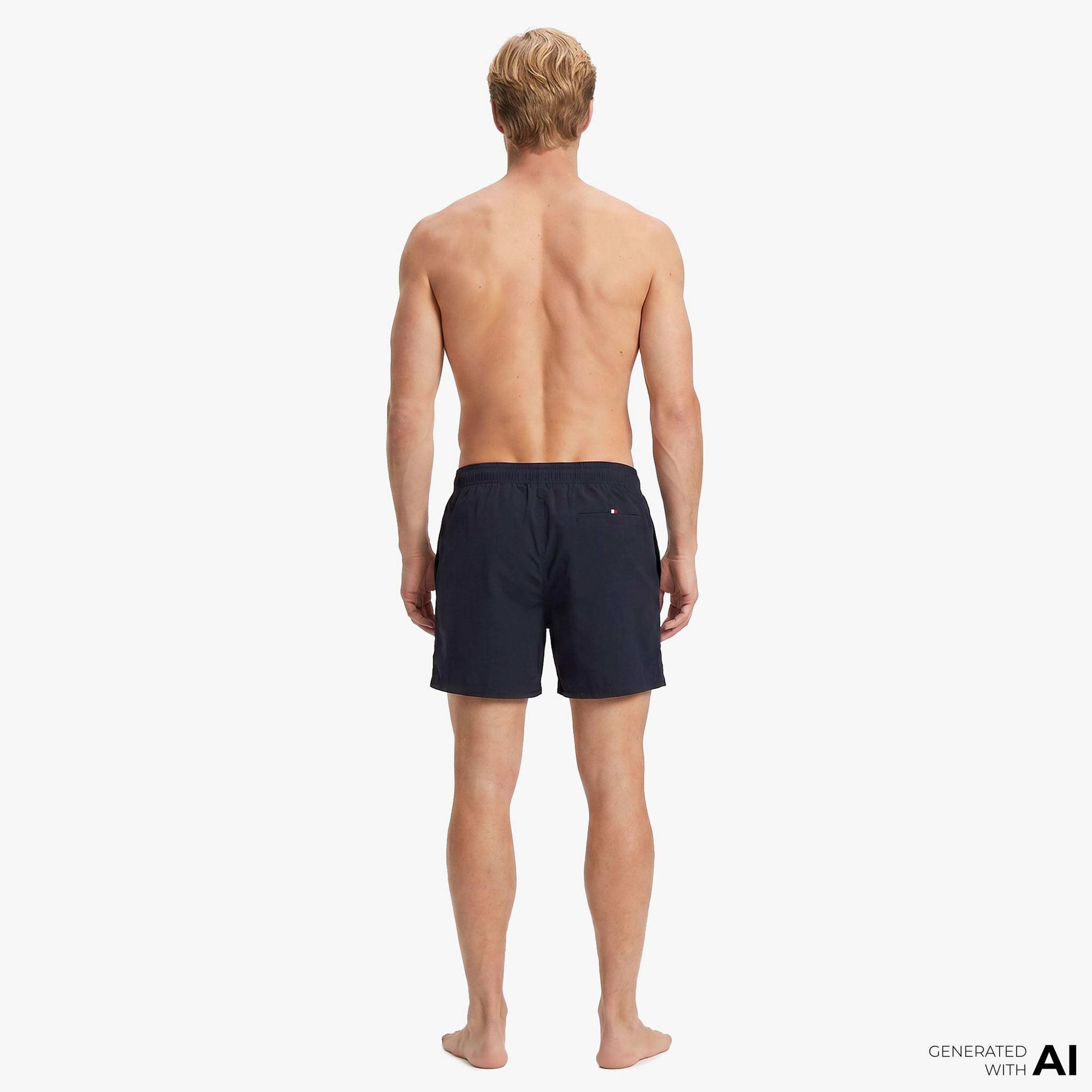 Tommy Hilfiger Classic Erkek Lacivert Deniz Şortu