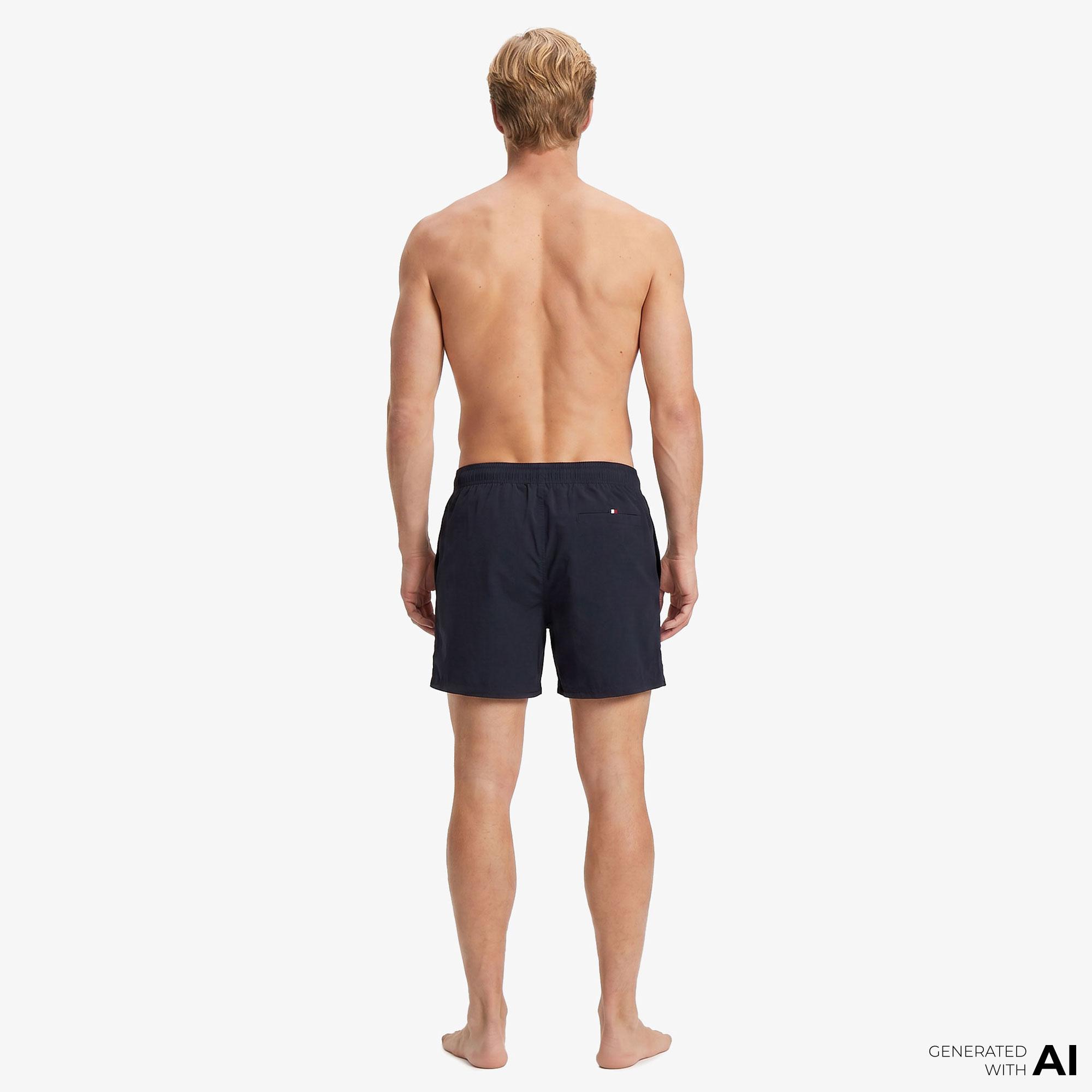 Tommy Hilfiger Classic Erkek Lacivert Deniz Şortu
