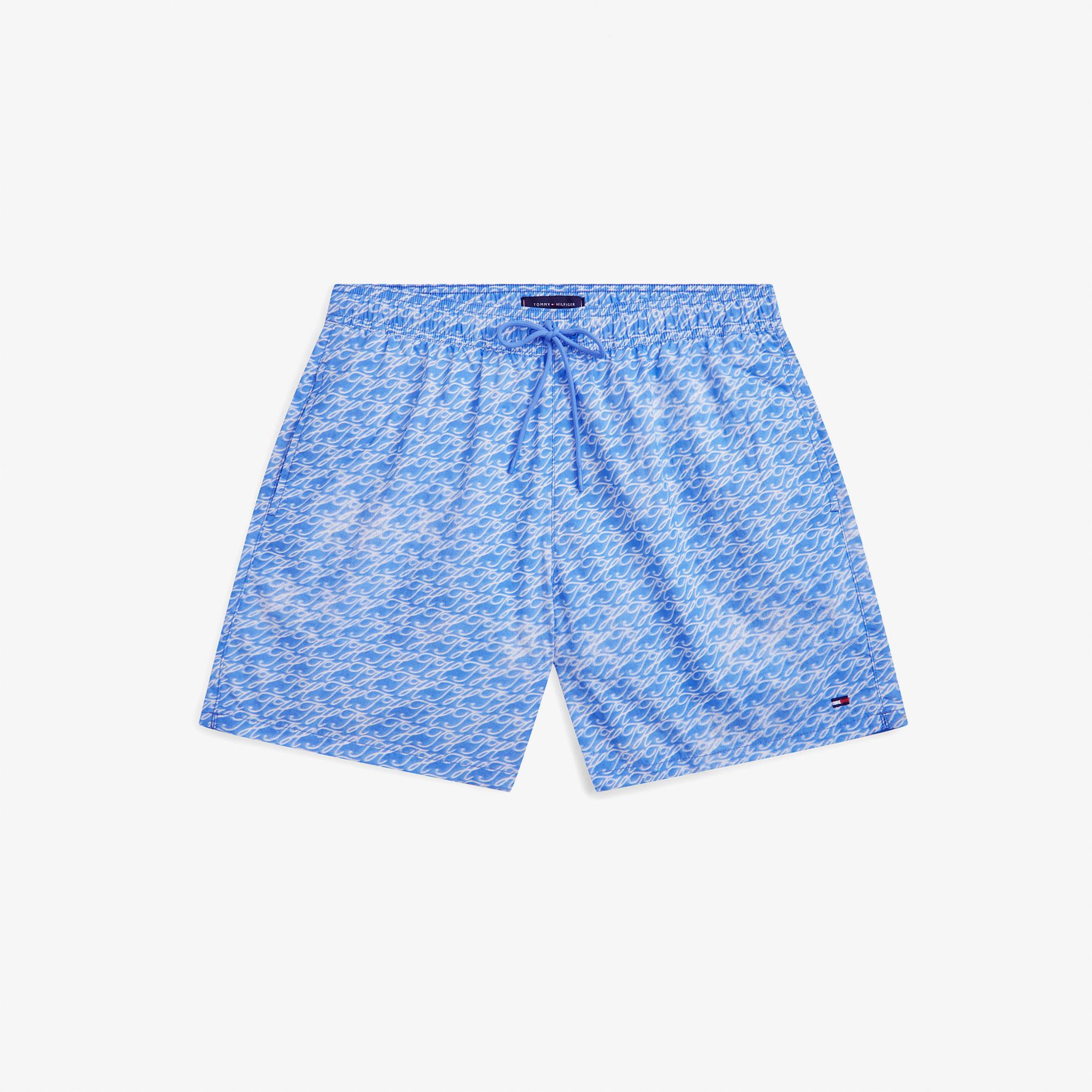 Tommy Hilfiger Essentials Erkek Mavi Deniz Şortu