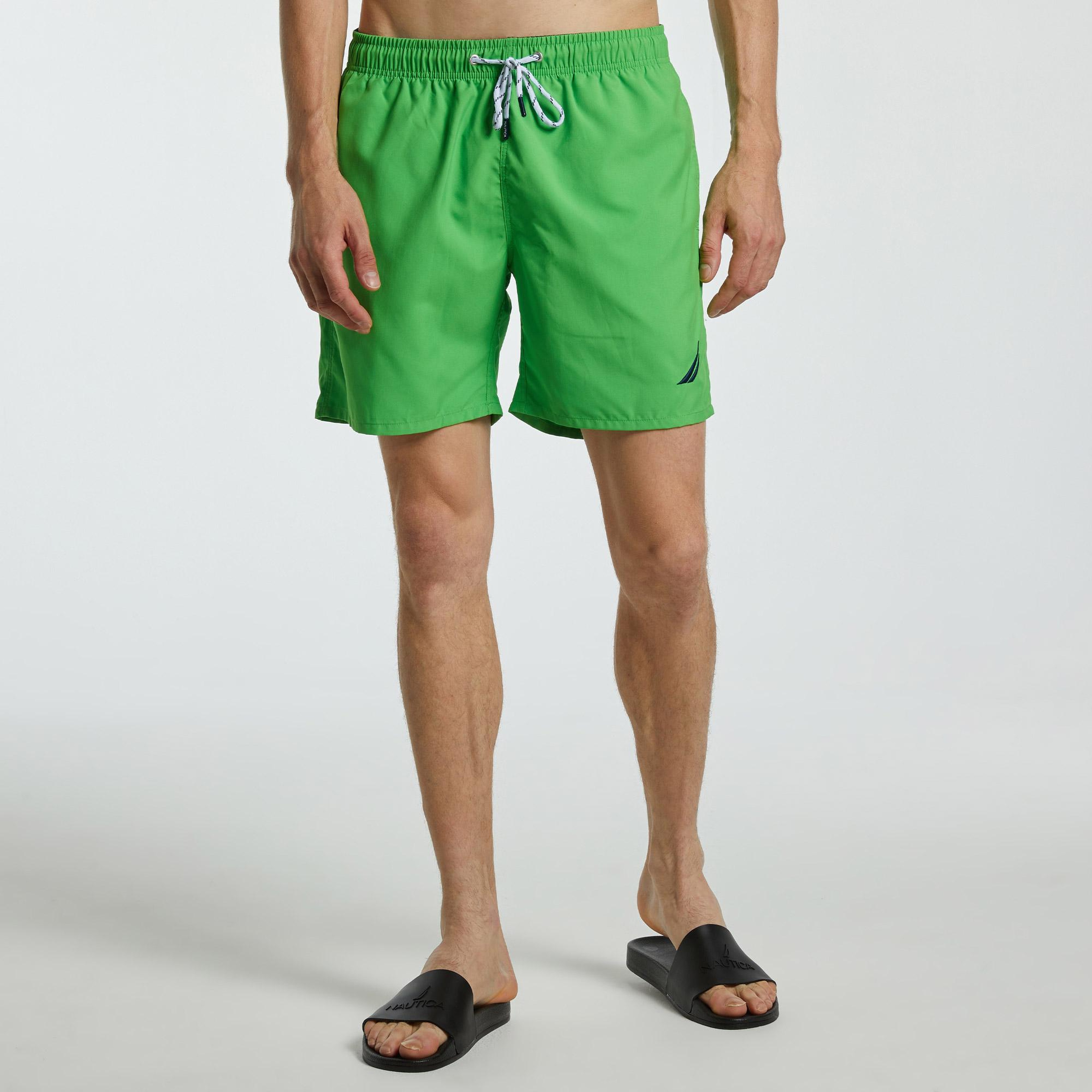 Nautica Erkek Yeşil Regular Fit Deniz Şortu
