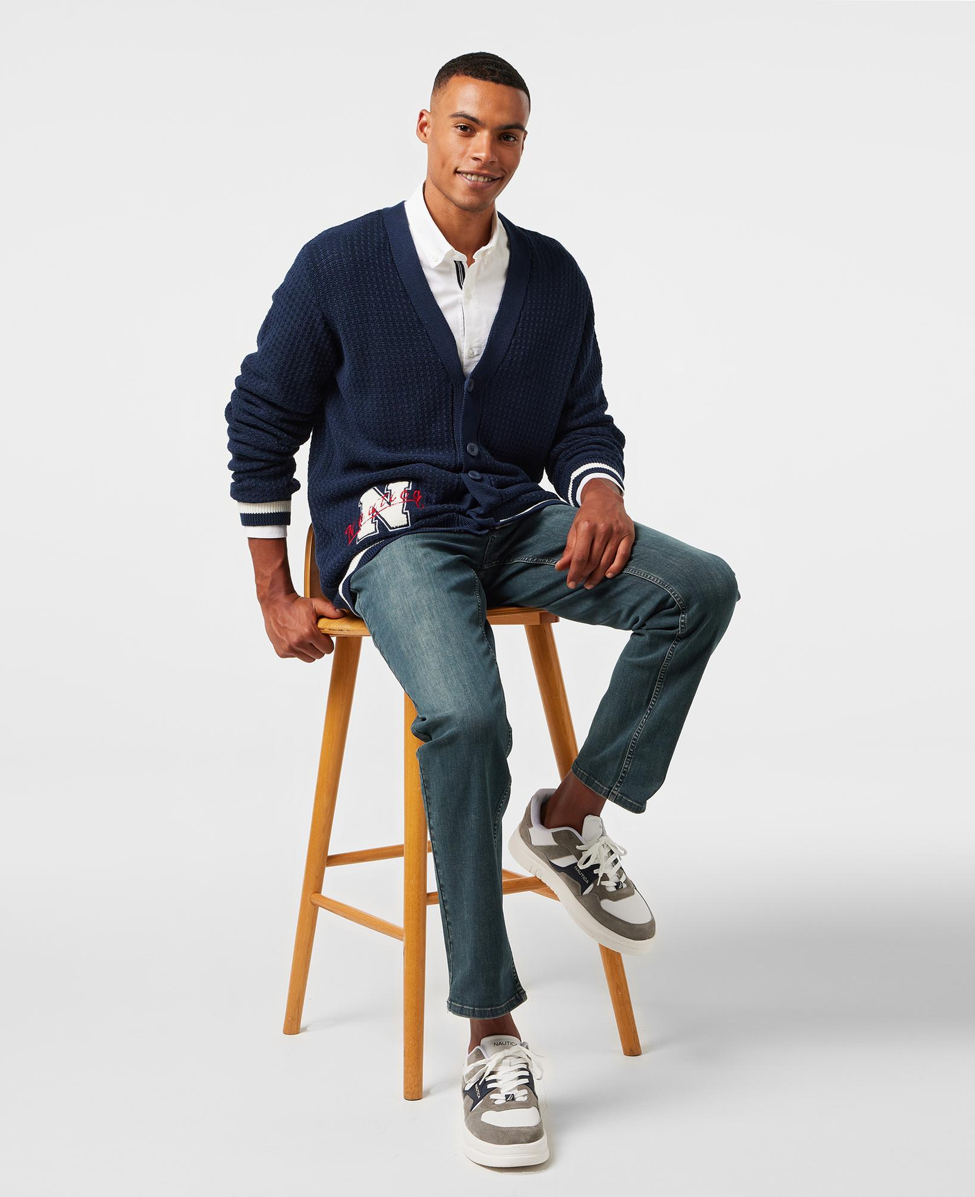 Nautica Erkek Lacivert Regular Fit Hırka