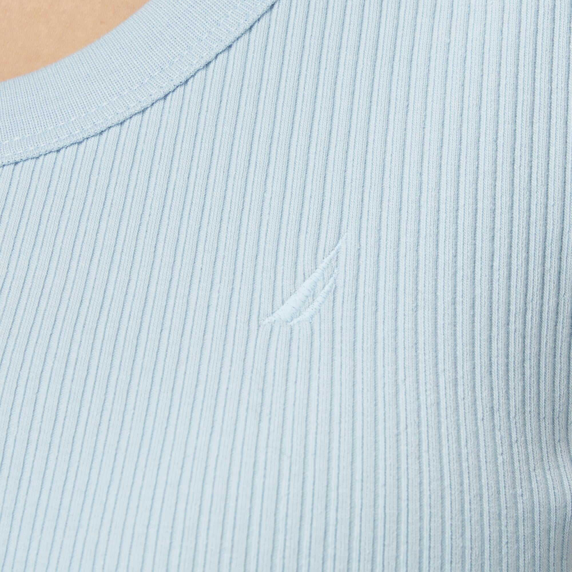 Nautica Kadın Mavi Slim Fit Kolsuz T-Shirt