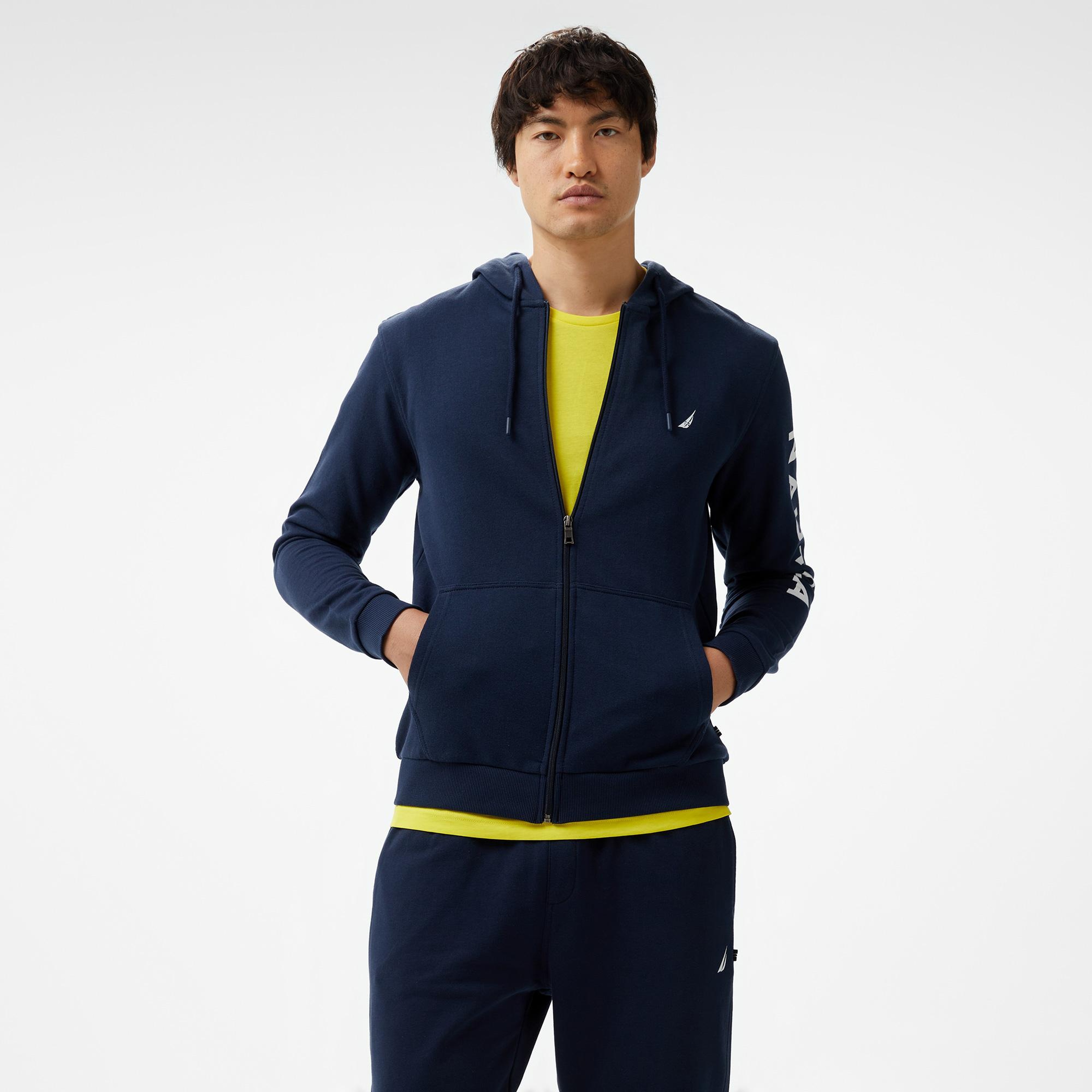 Nautica Erkek Lacivert Standart Fit Sweatshirt