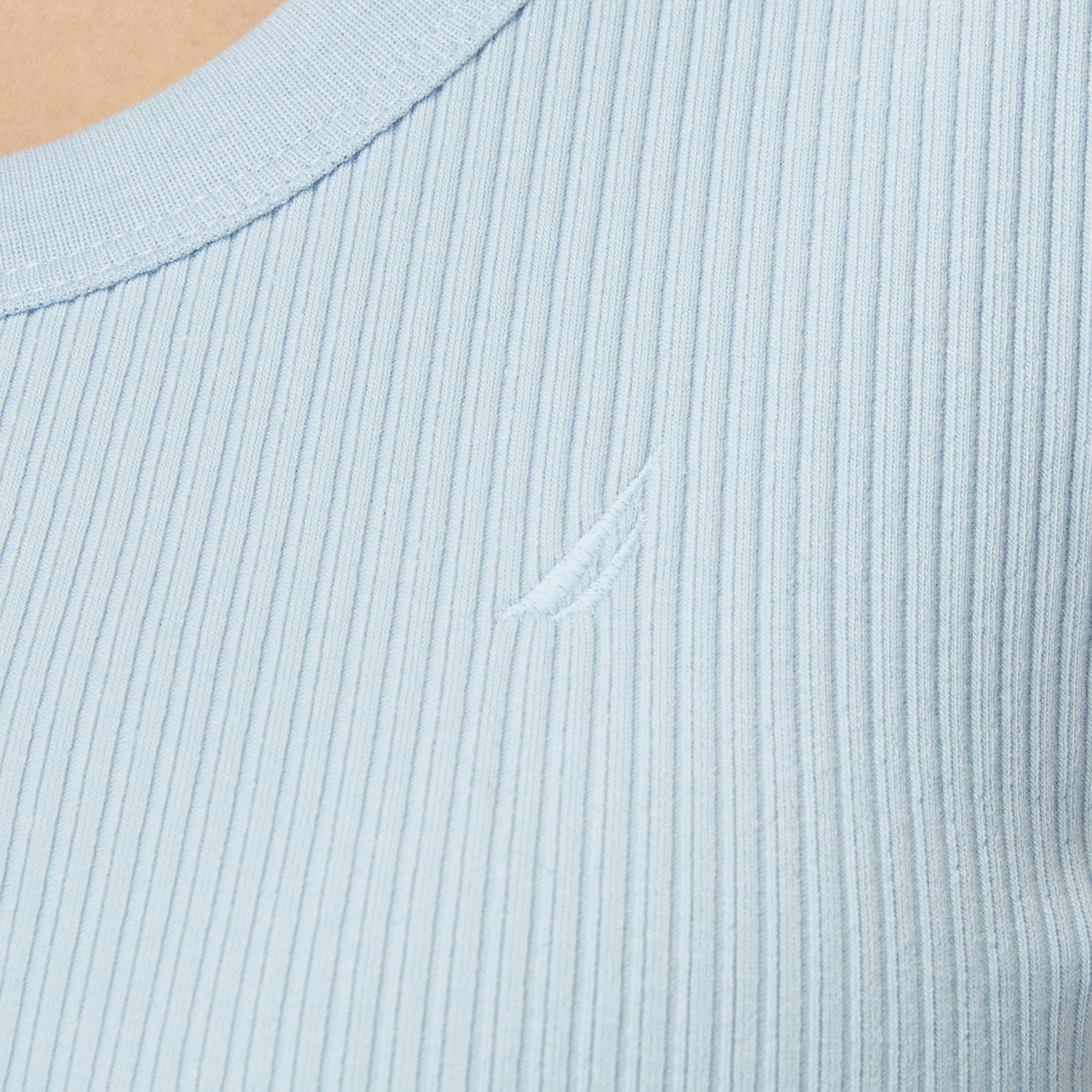 Nautica Kadın Mavi Slim Fit Kolsuz T-Shirt