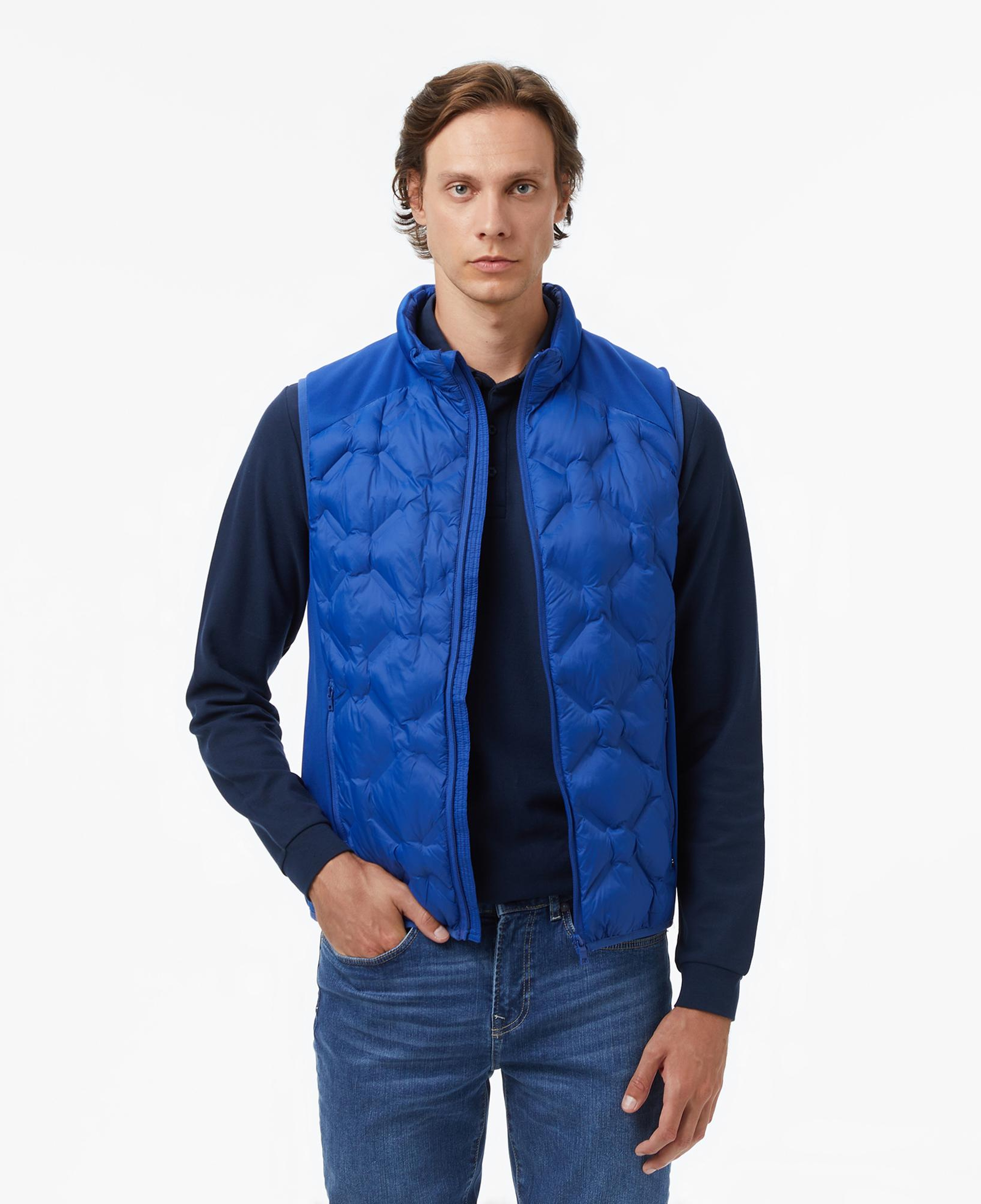 Nautica Erkek Mavi Regular Fit Yelek