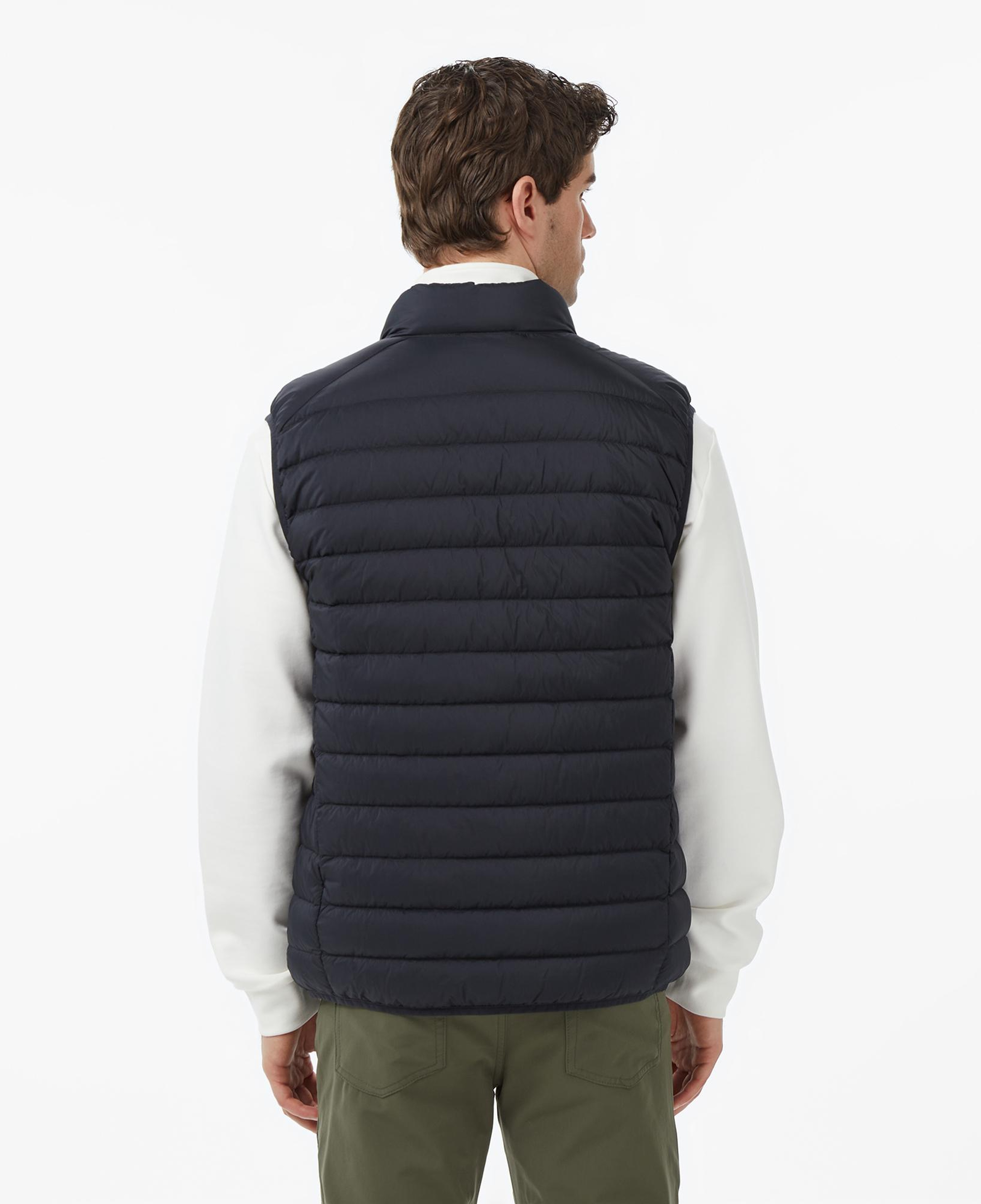 Nautica Erkek Siyah Regular Fit Su İtici Kaz Tüyü Yelek